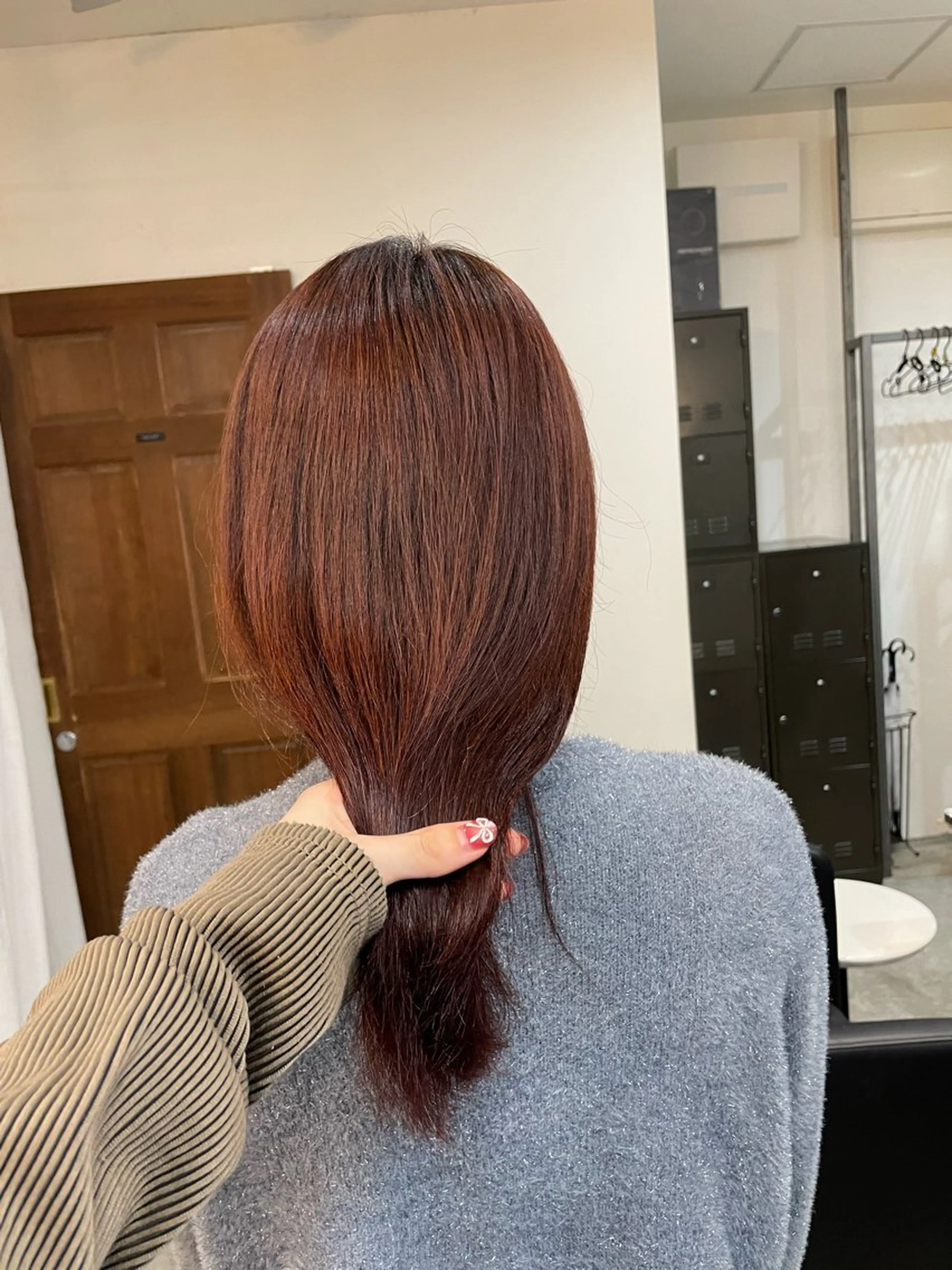 セミロング カット ヘアカラー トリートメント 顔周りカット 🎀サヤカ🎀のヘアスタイル