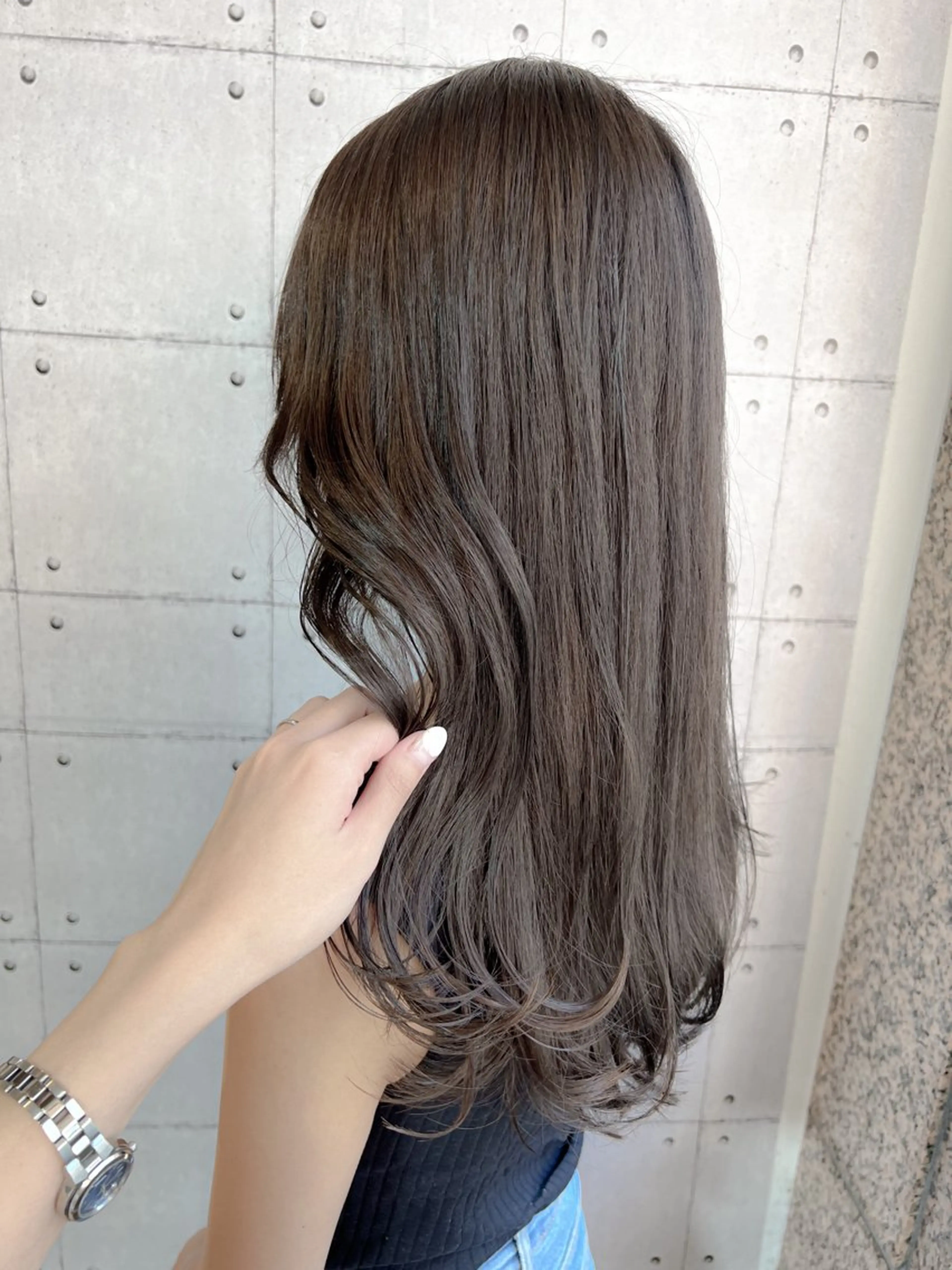 ロング カラー 韓国風ヘア 福元友梨 ディレクター✂️のヘアスタイル