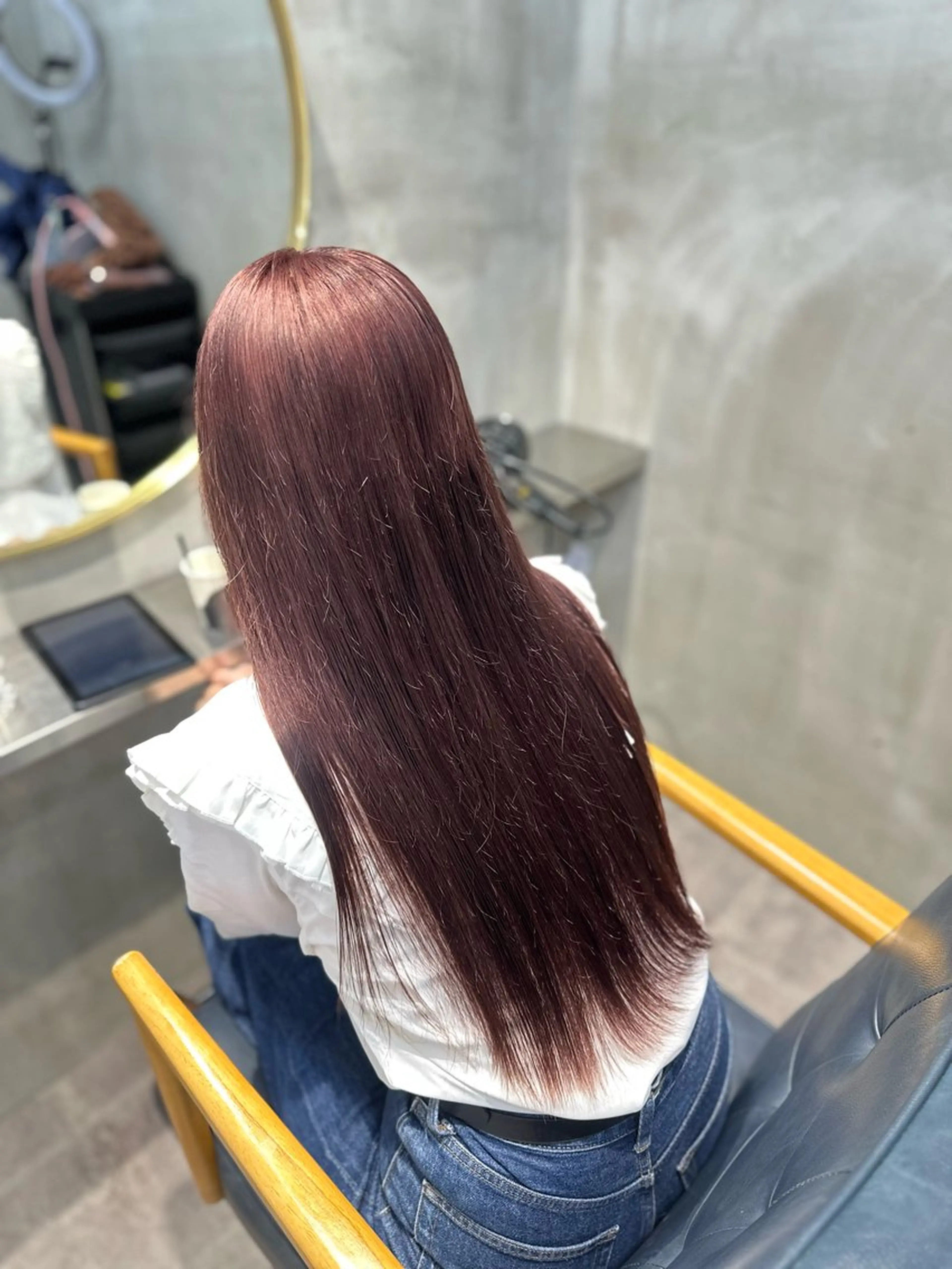 ロング カラー ヘアカラー ︎︎カイ ミズキ 🐰𝜗𝜚のヘアスタイル