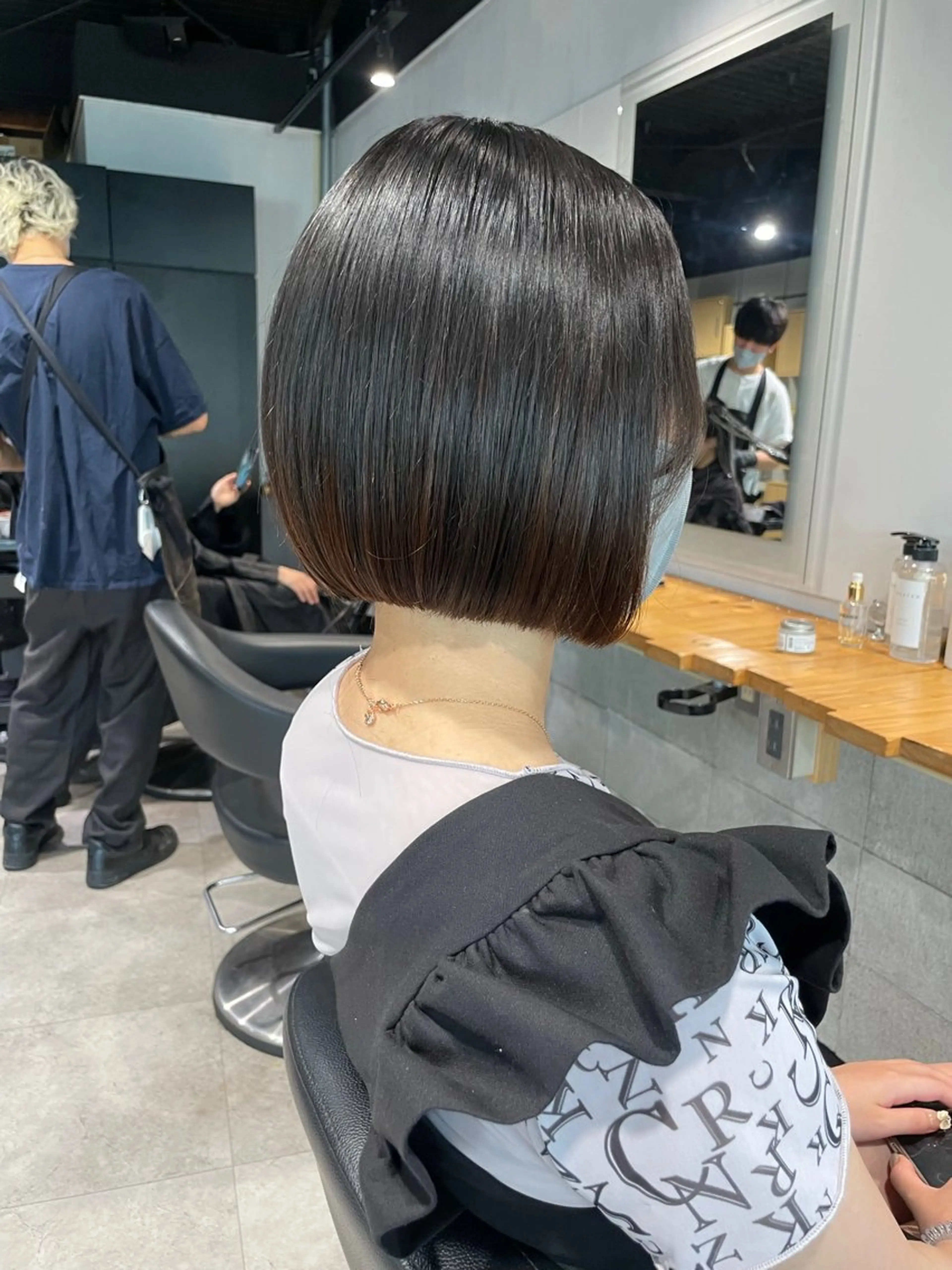 ショート カラー カット トリートメント ヘッドスパ 🦋ハイトーンボブ ショート🦋トシキのヘアスタイル