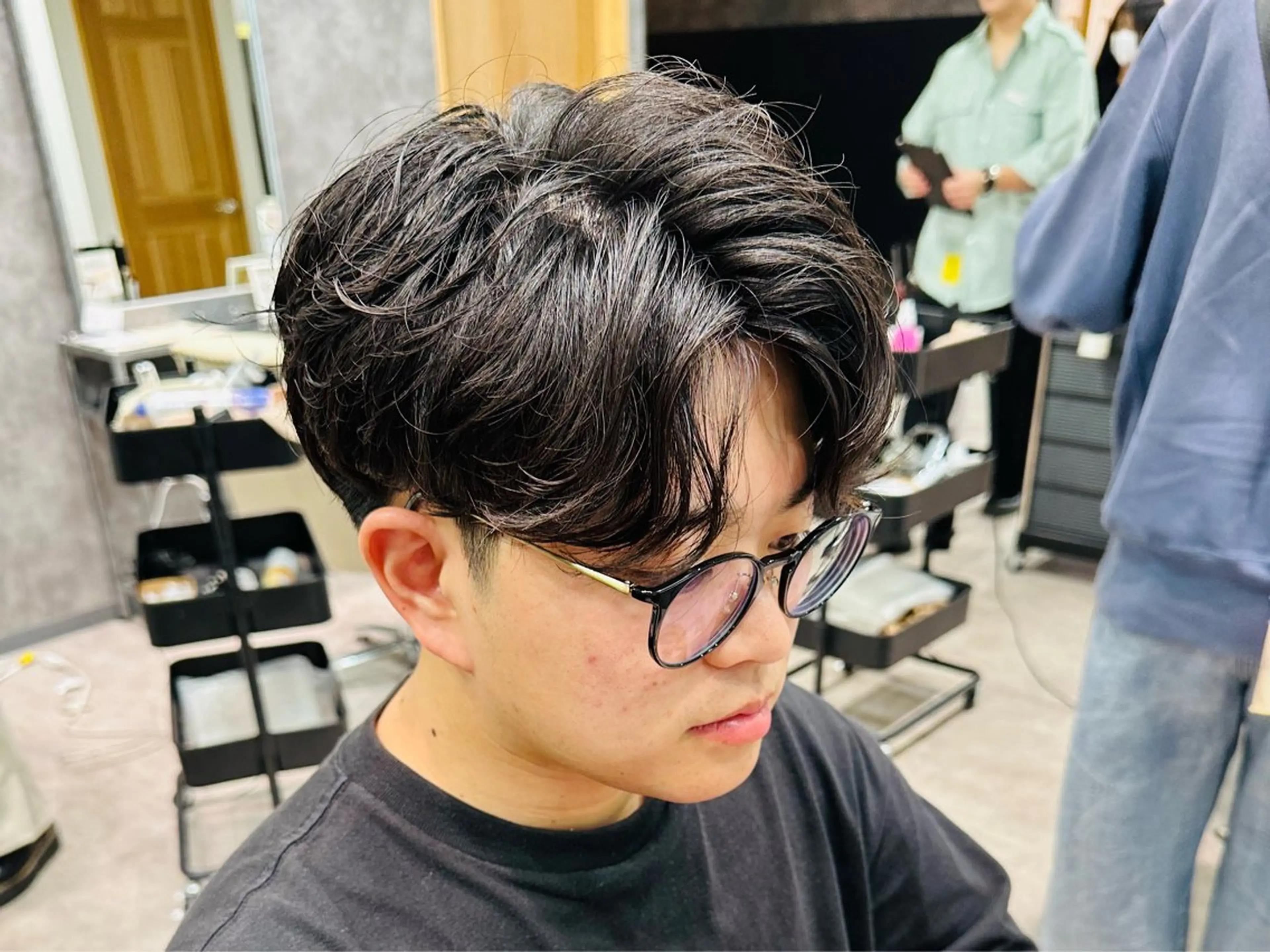 パーマ メンズ 井川 哲也のヘアスタイル