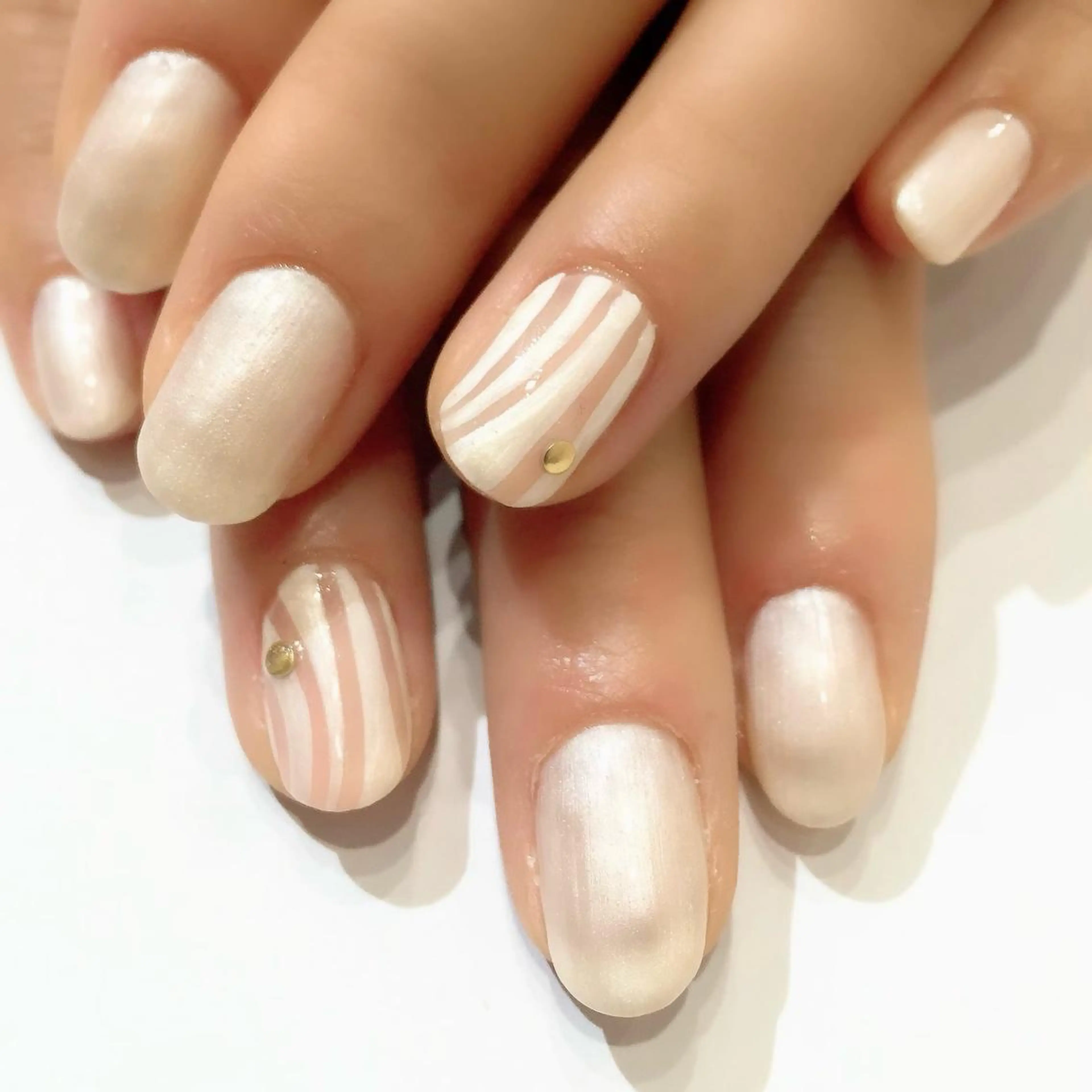 ネイル オフィスネイル シンプルネイル ESPERANZA NAIL所属・SASAKI NOZOMIのネイルデザイン