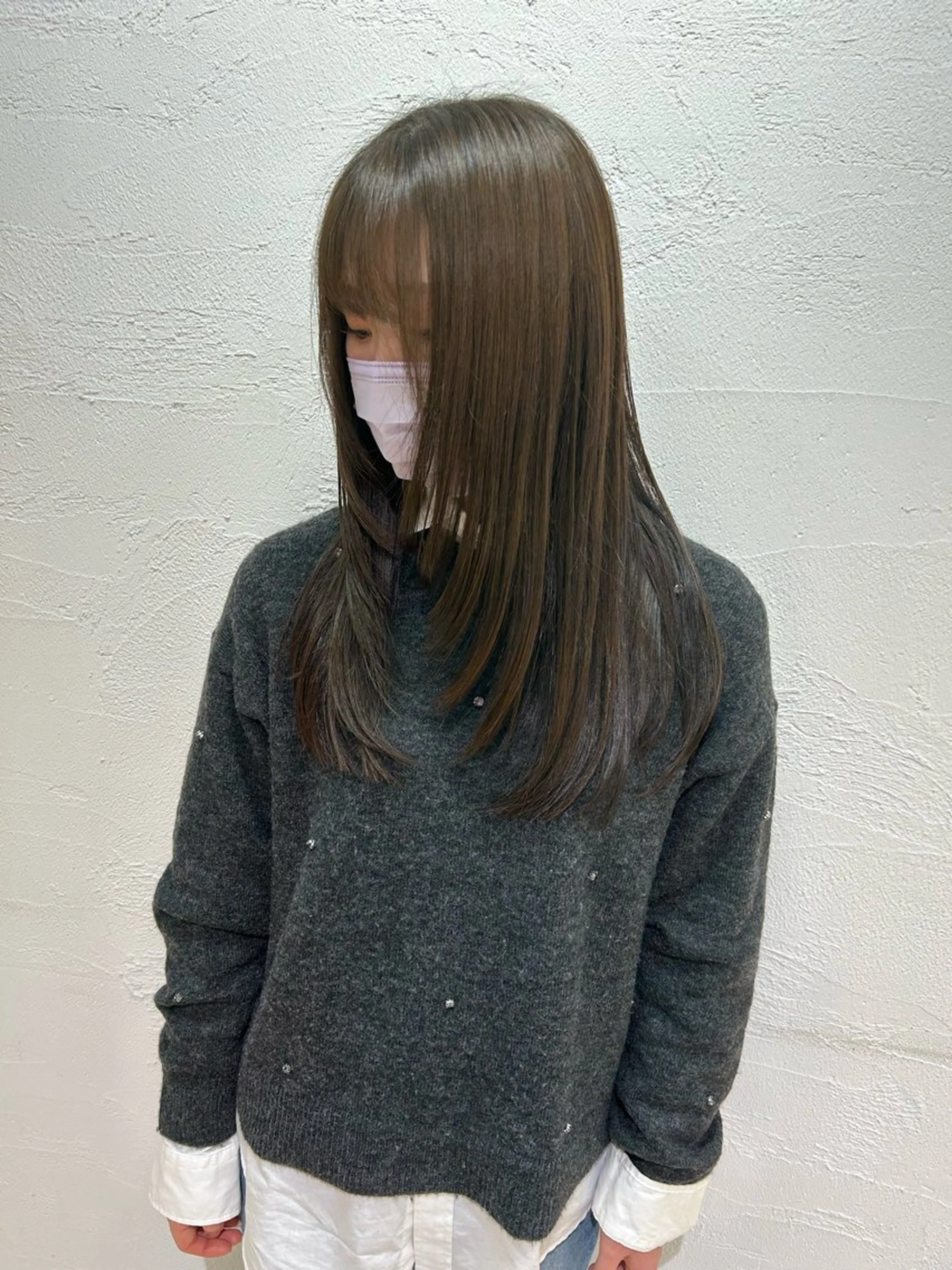 ロング カット ヘアカラー トリートメント ウルフカット 🐹朝日🐹のヘアスタイル