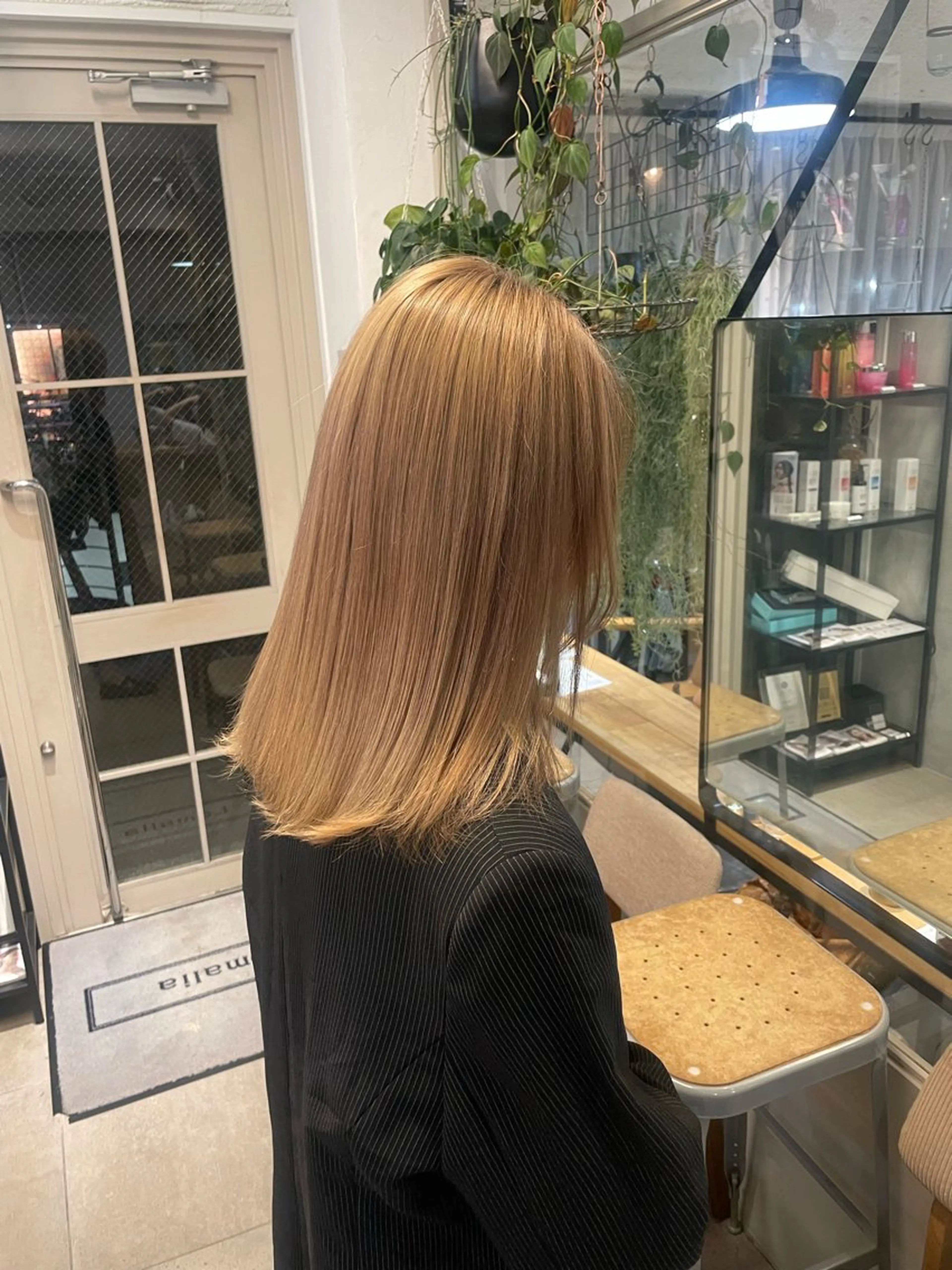 ヘアカラー トリートメント とば みゆうのヘアスタイル