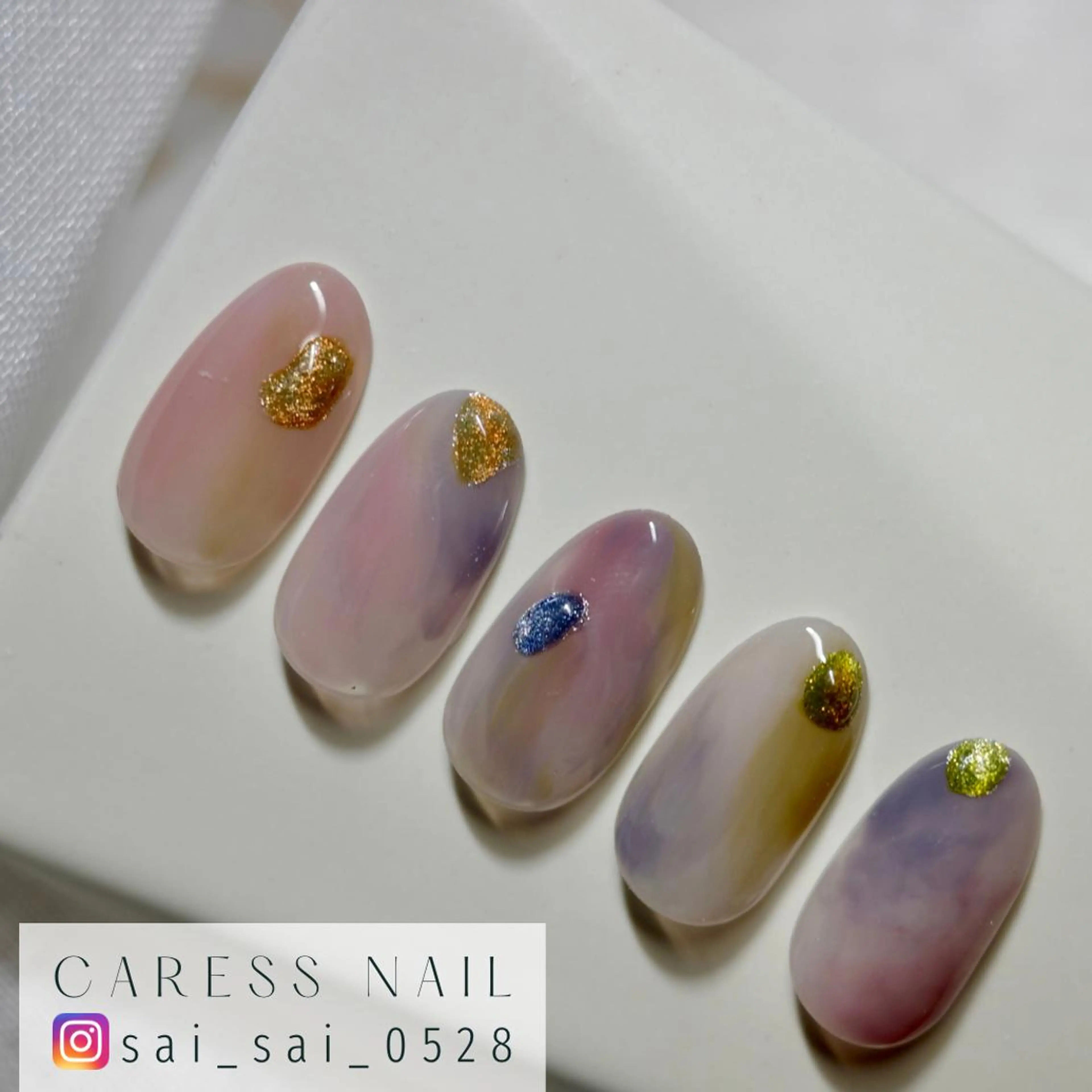 ネイル caress  nail カレスネイル　代々木上原所属・カレスネイル さいのネイルデザイン