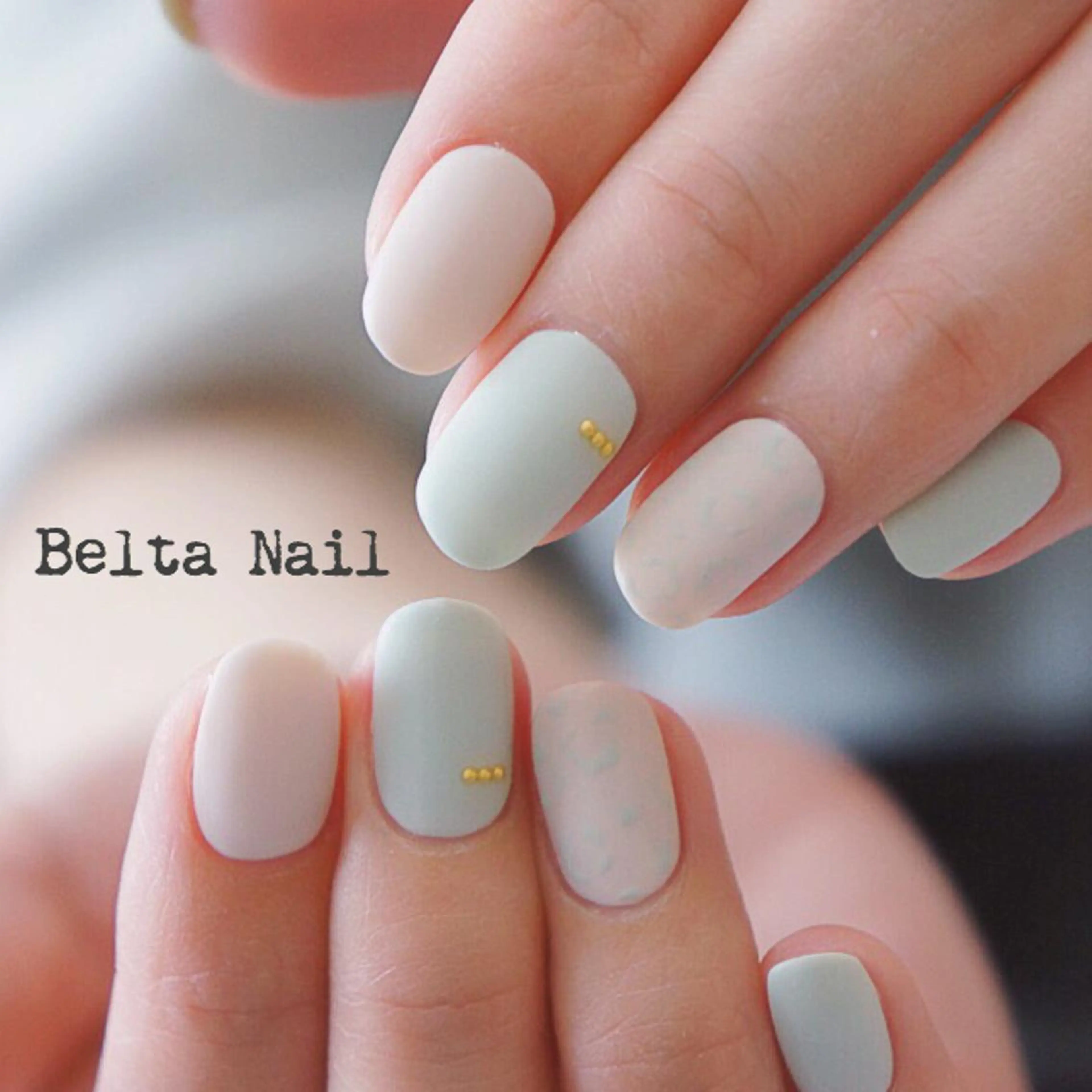 ネイル アニマル柄 マットネイル パステルネイル BELTA NAILのネイルデザイン