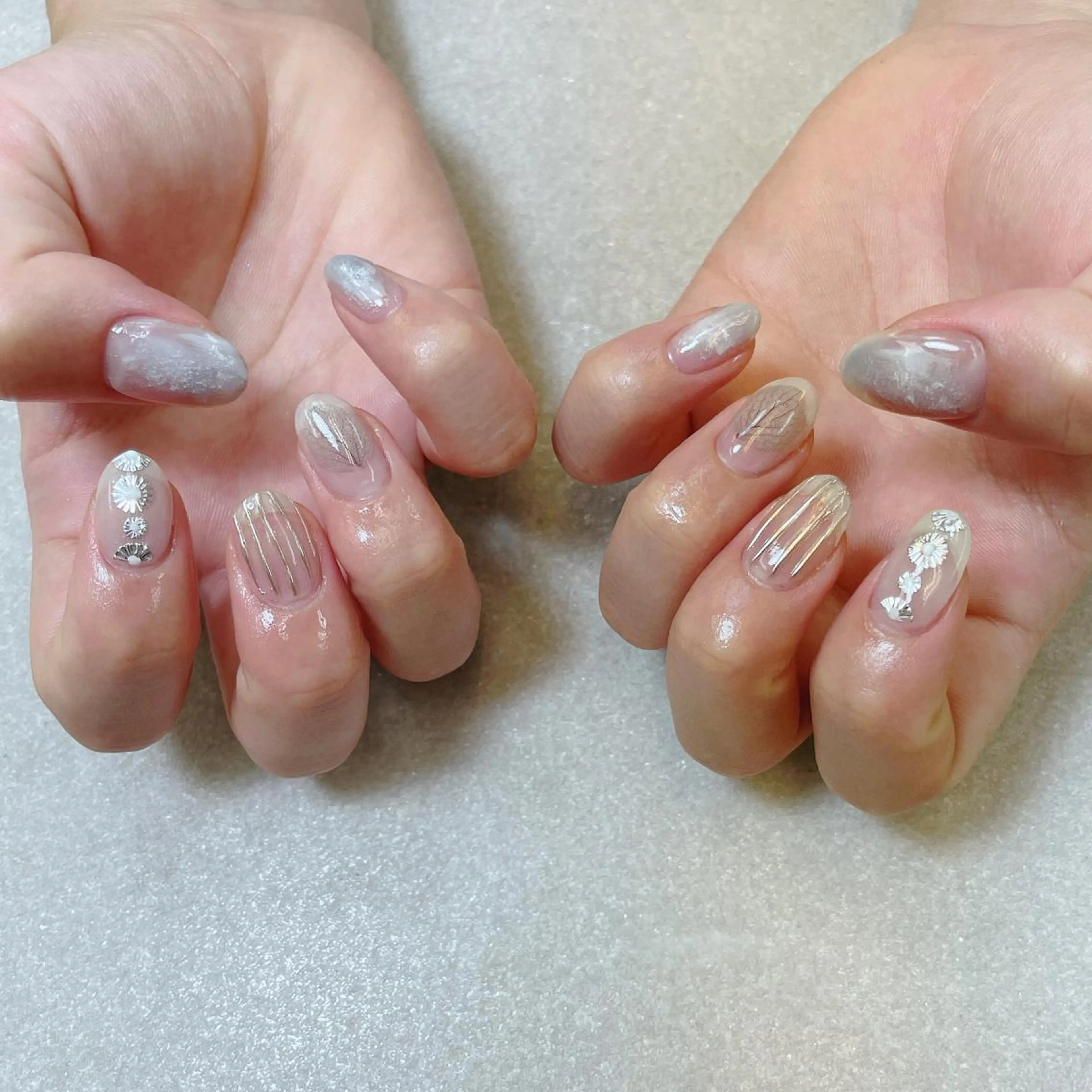 ネイル アートネイル ハンドネイル A85G ayakoのネイルデザイン