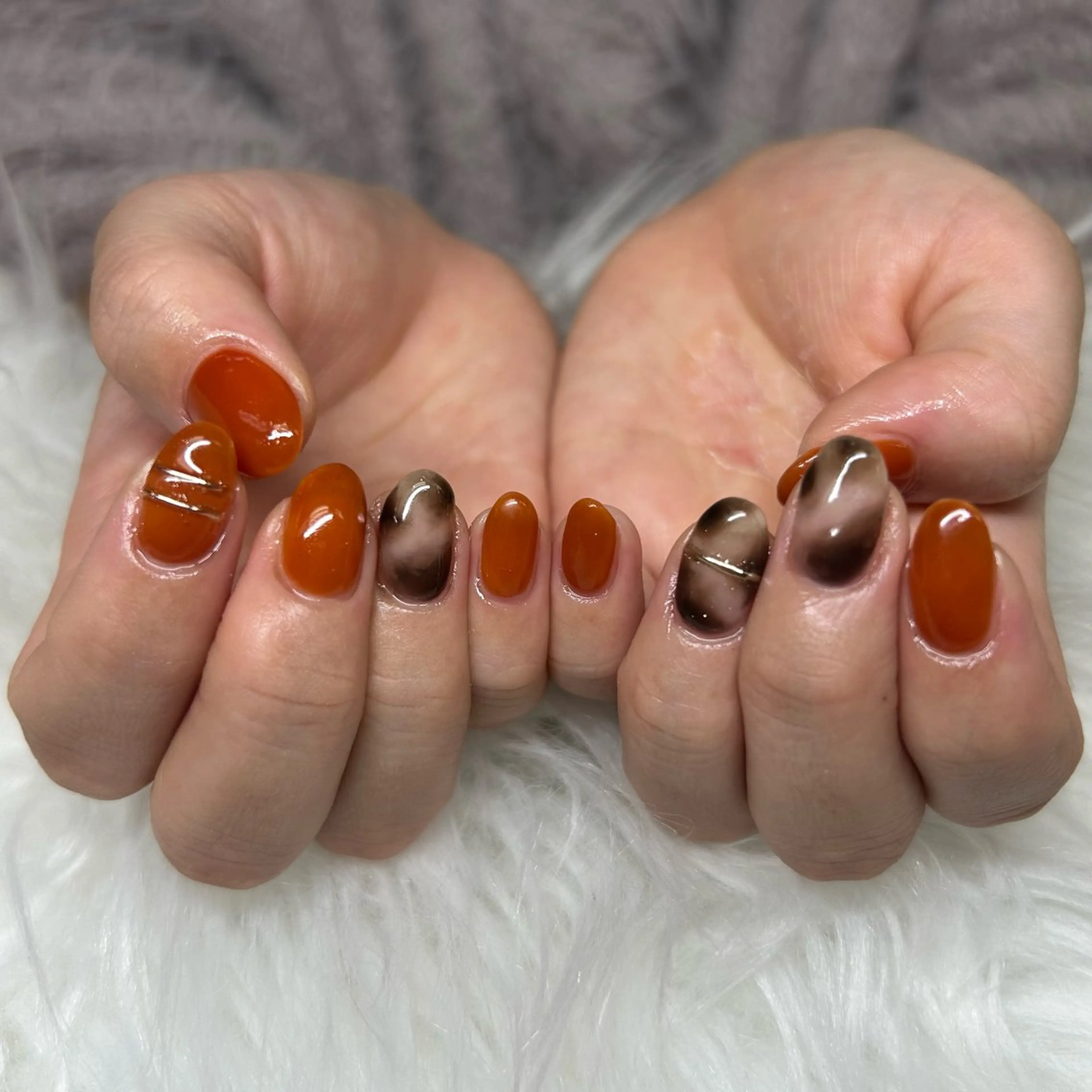ミディアム ハンドネイル nail salon chai Asakaのネイルデザイン