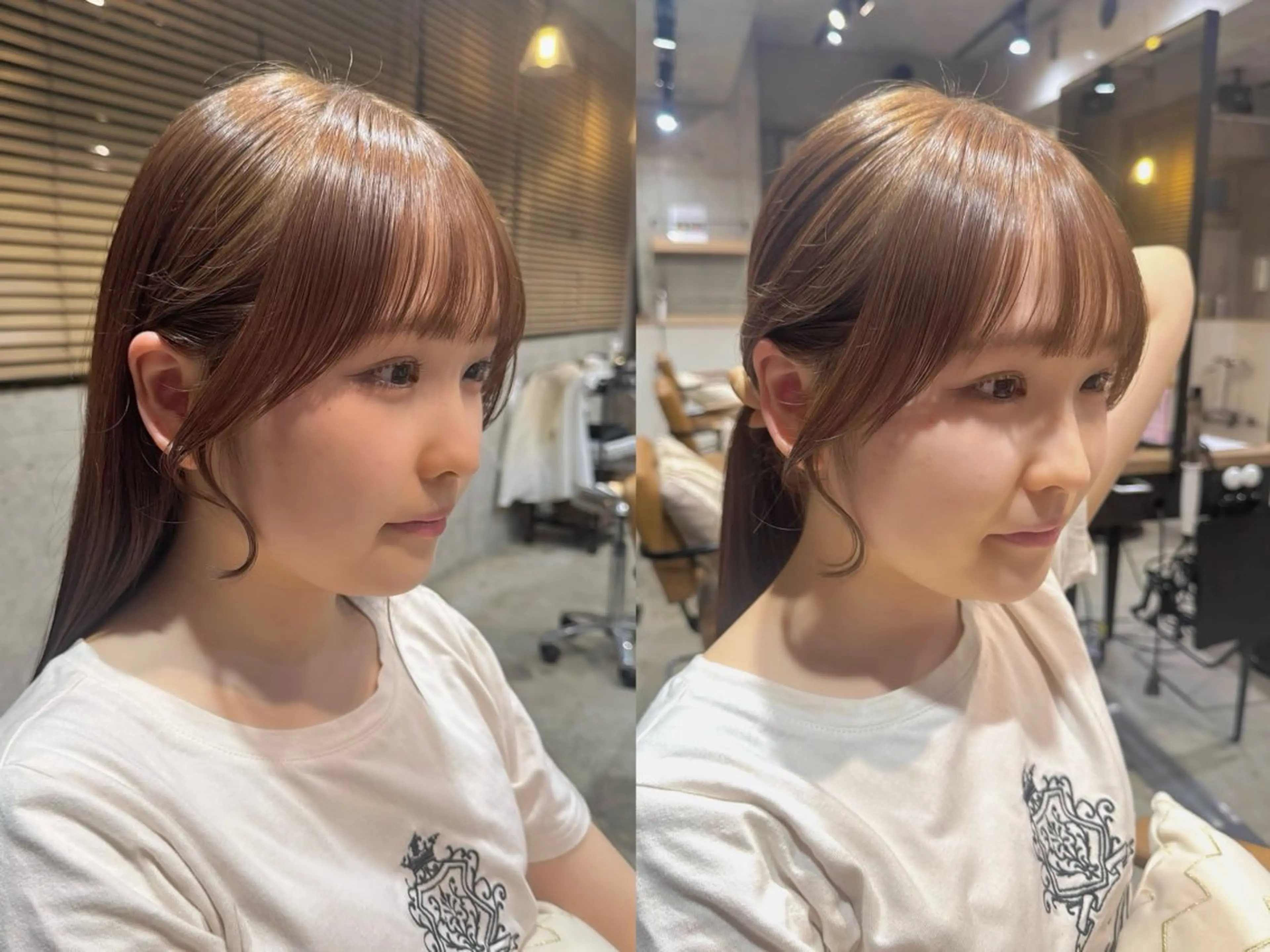 ロング ヘアアレンジ カット 縮毛矯正 モテ艶髪 🎀himari🎀のヘアスタイル