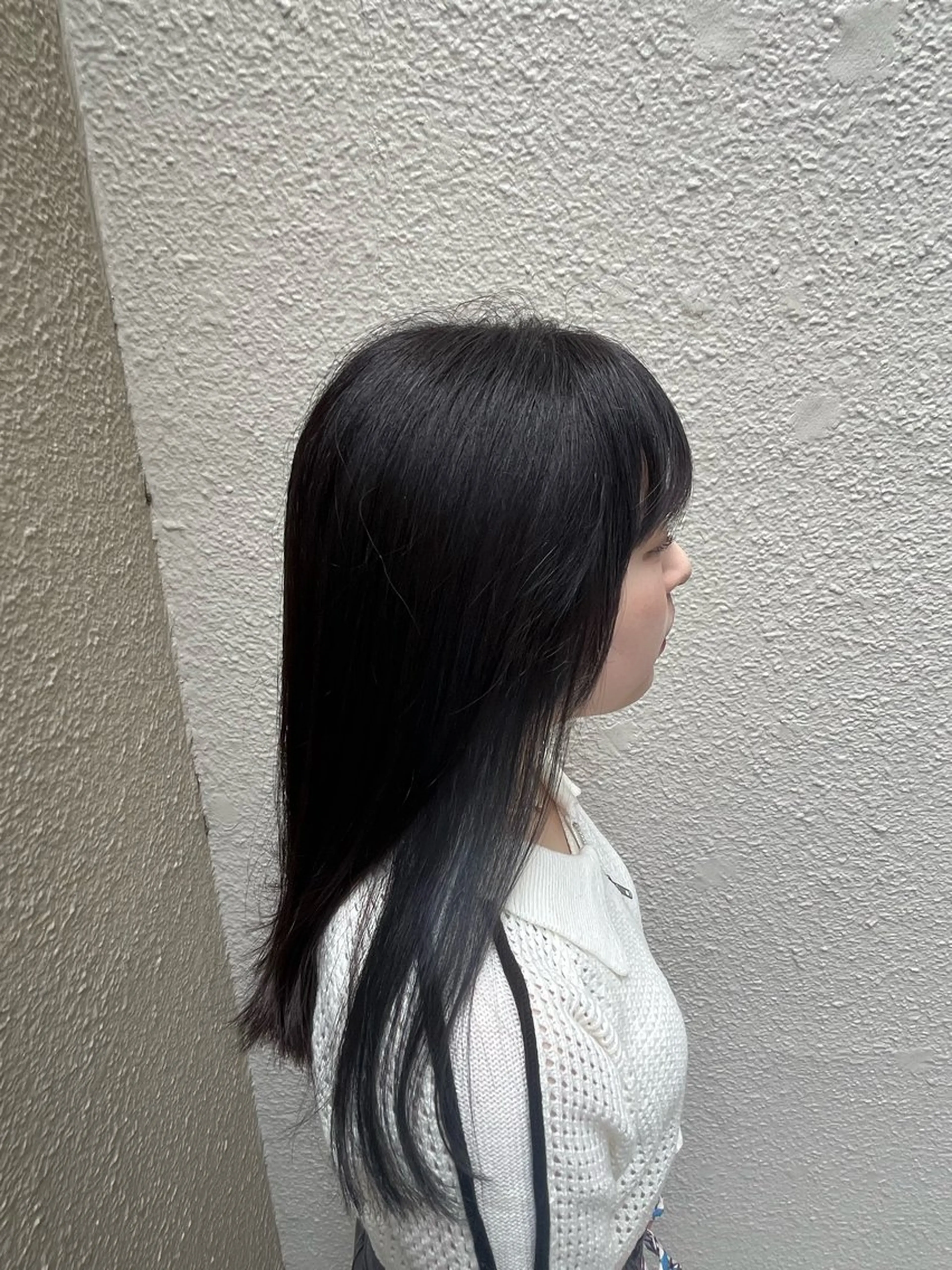 カラー 黒髪 ブルーカラー ブルーブラック ROMEO京橋 🌻竹田 誠🌻のヘアスタイル