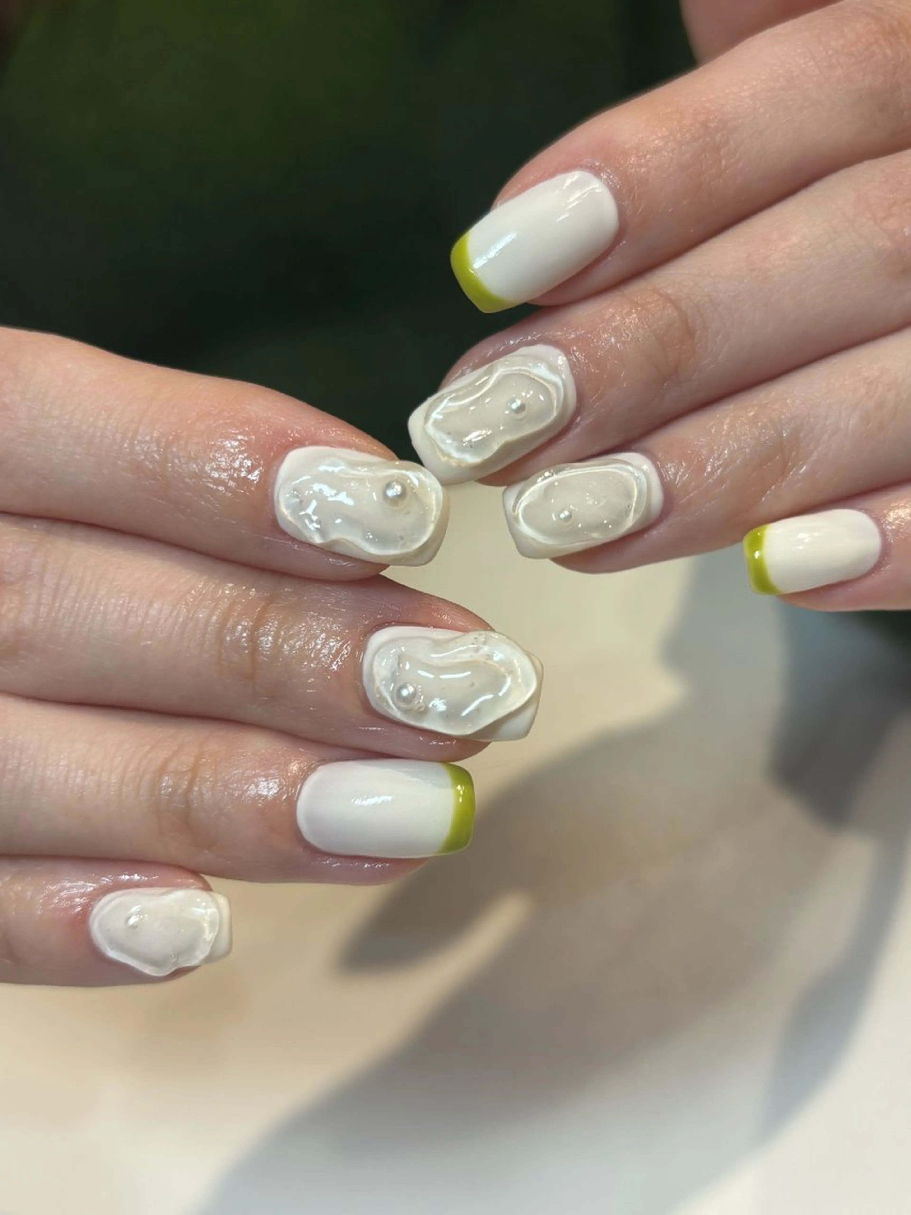 ネイル フットネイル フレンチネイル ジェルネイル グラデーション マグネットネイル ハンドネイル ヘアー.ネイル二刀流 misa🫧のヘアスタイル