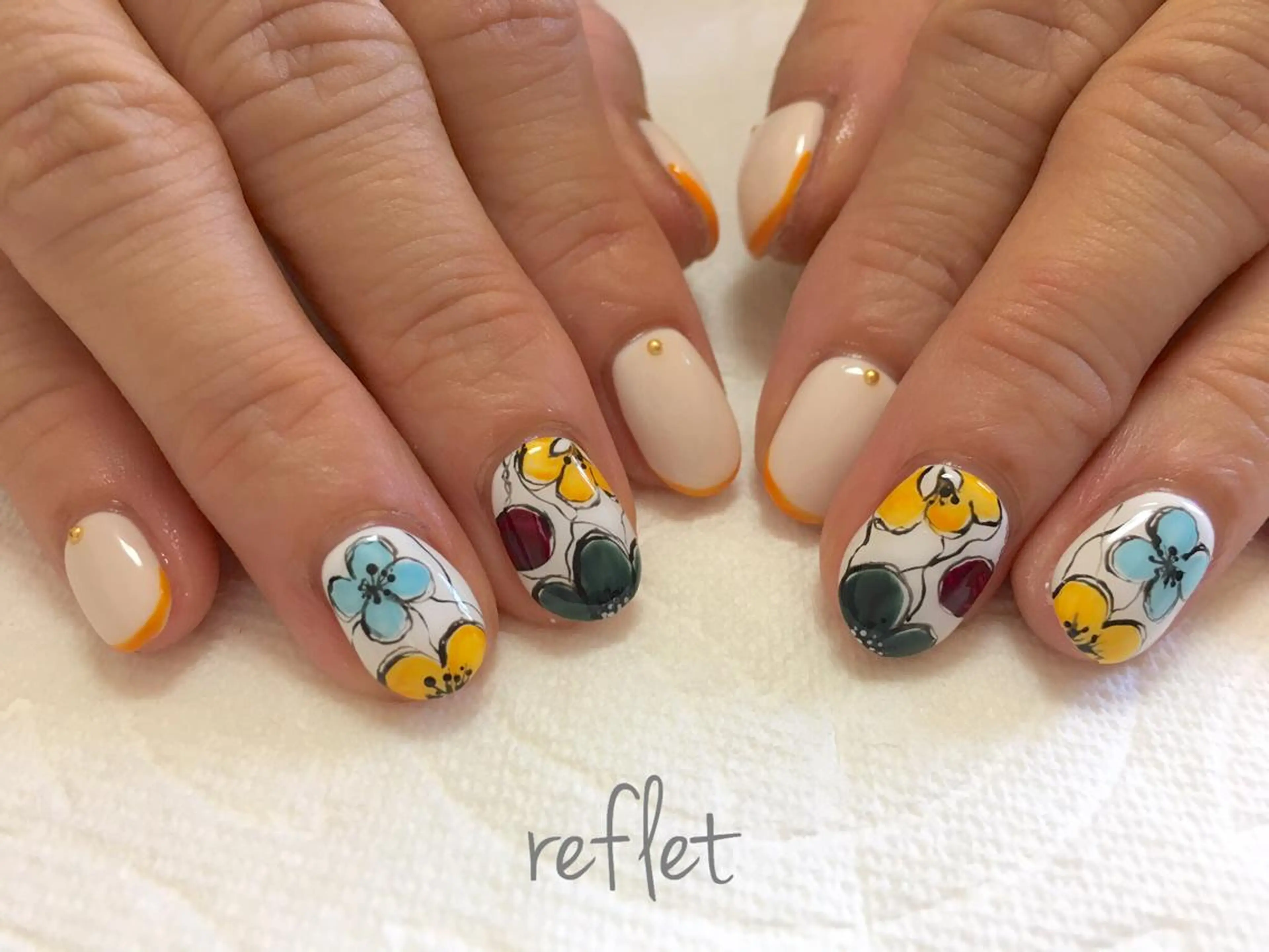 ネイル ハンドネイル reflet nailのネイルデザイン
