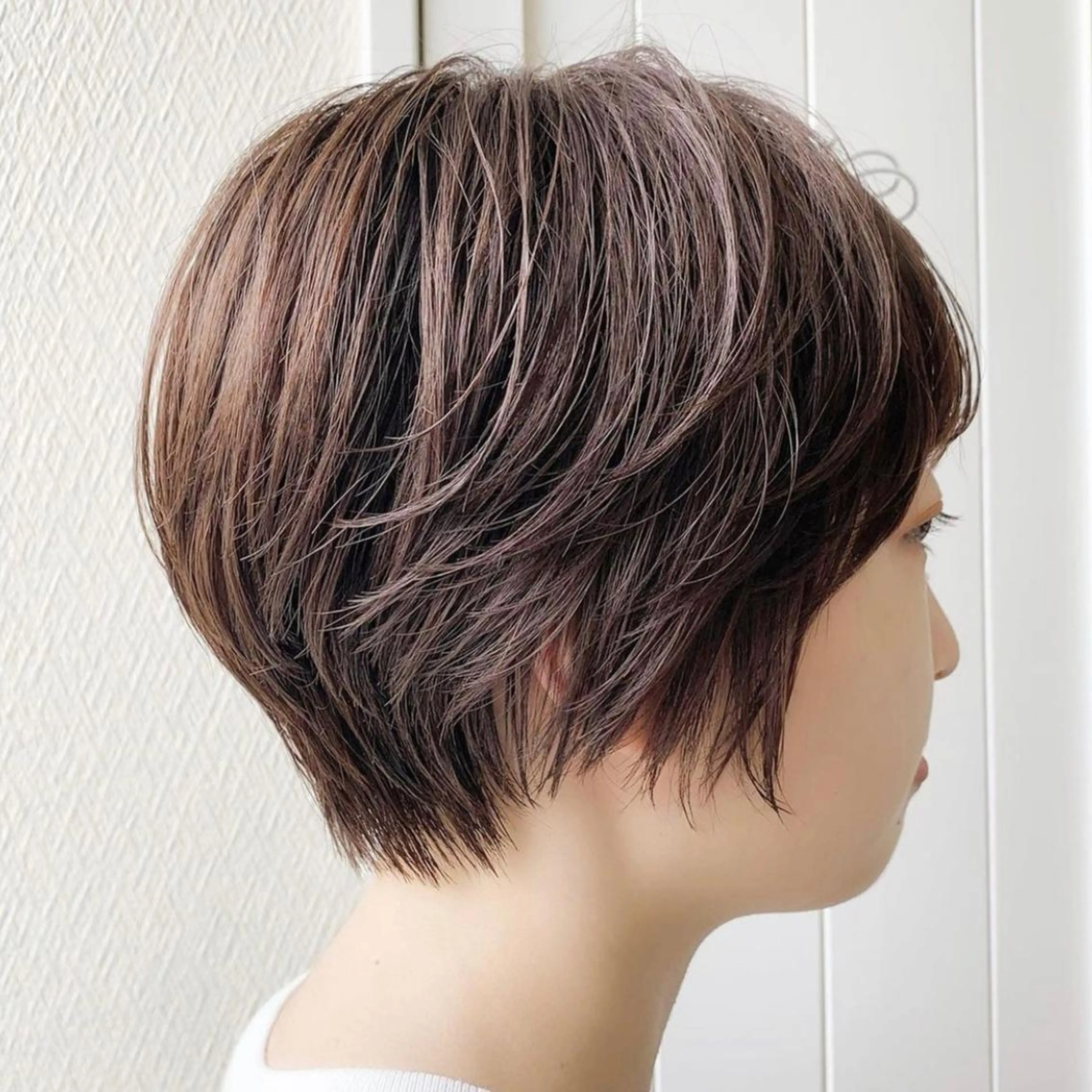 ショート カラー ショートヘア 韓国ヘア /男女❄️ 細江 美紅のヘアスタイル