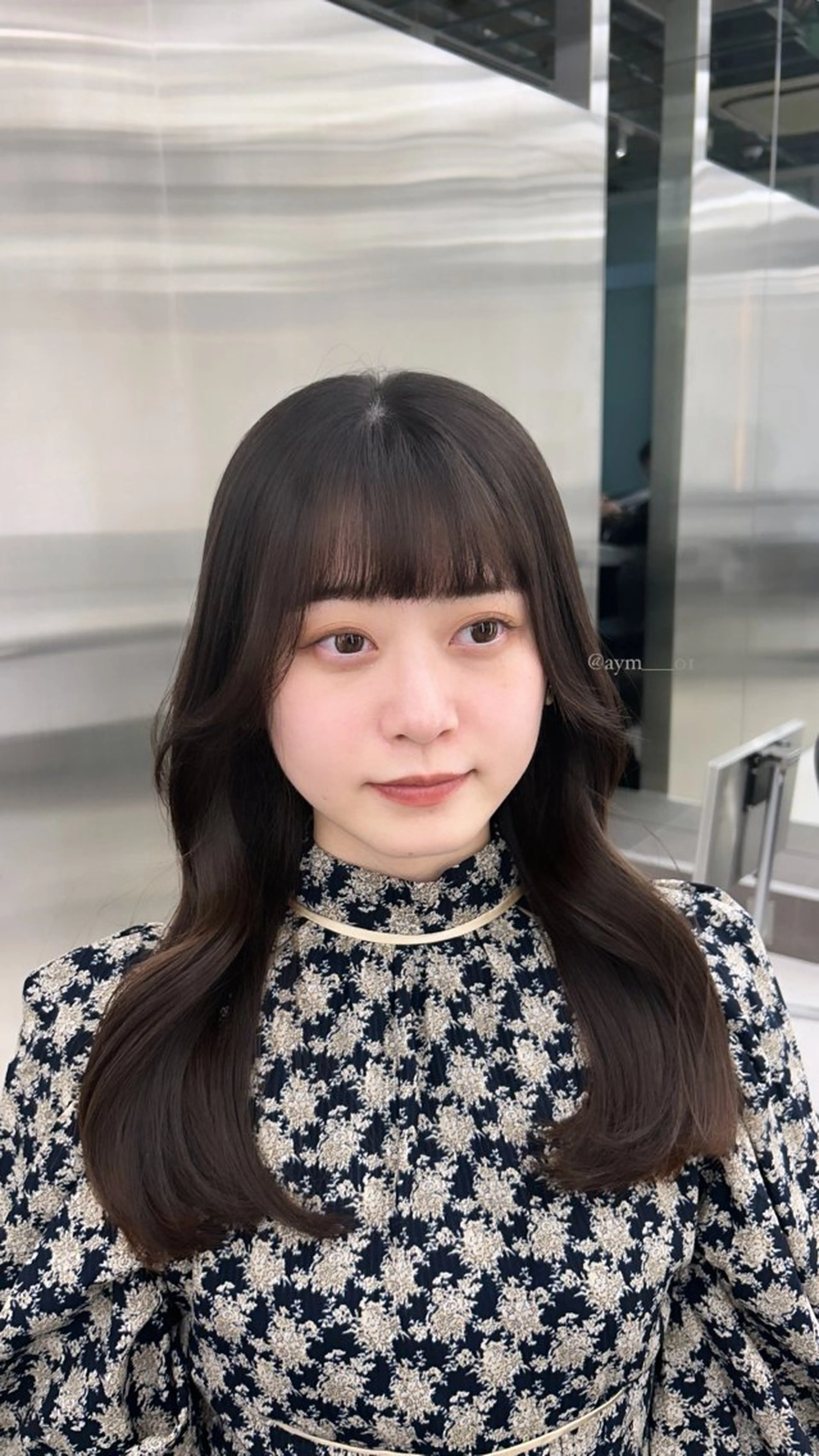 ロング 韓国ヘア AYUMIのヘアスタイル
