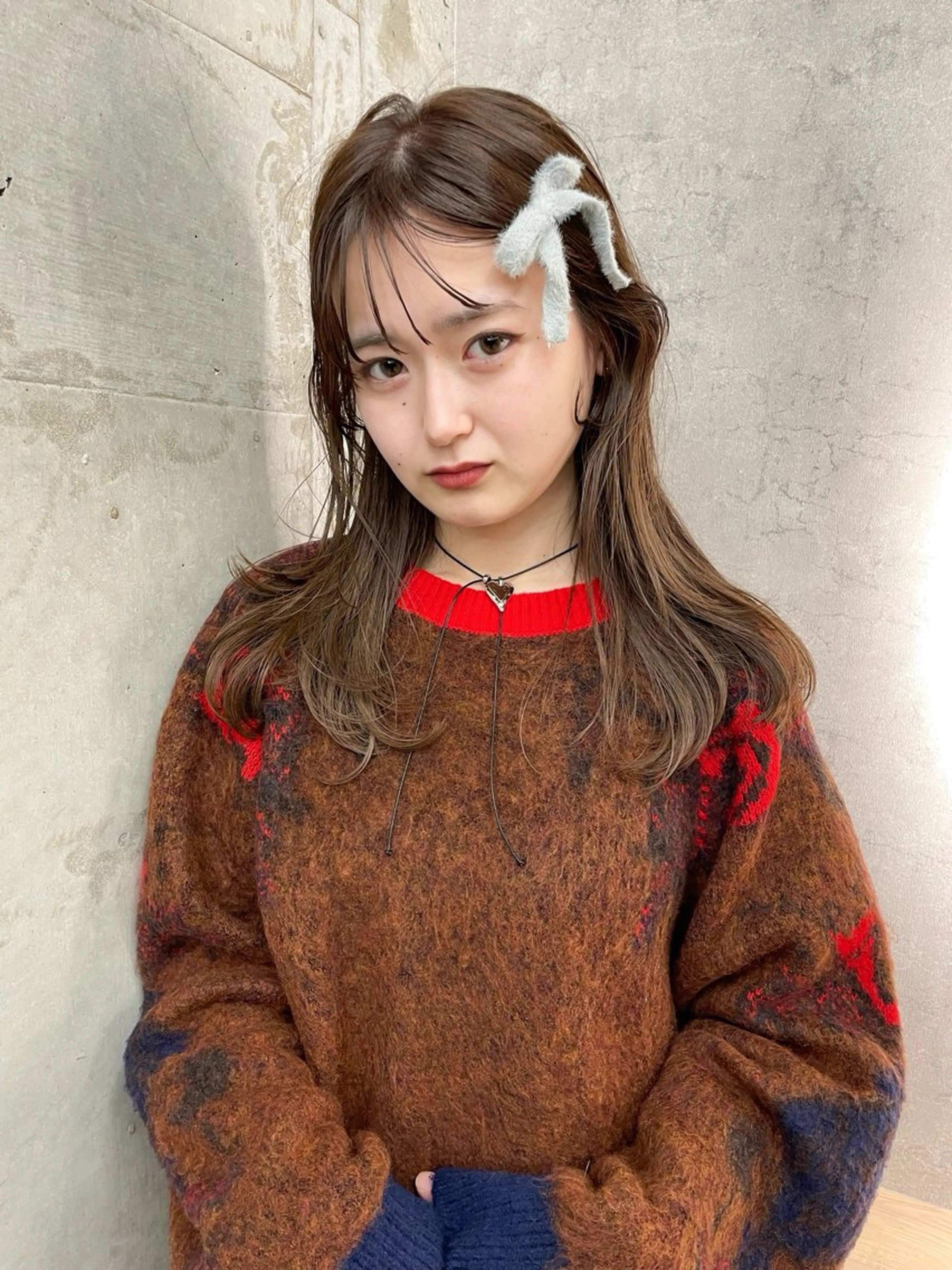 ミディアム カラー ベージュカラー ブリーチ ブラウンカラー ダブルカラー ナチュラルブラウン ヘアカラー ブリーチ指名NO.1 💕/momoaのヘアスタイル