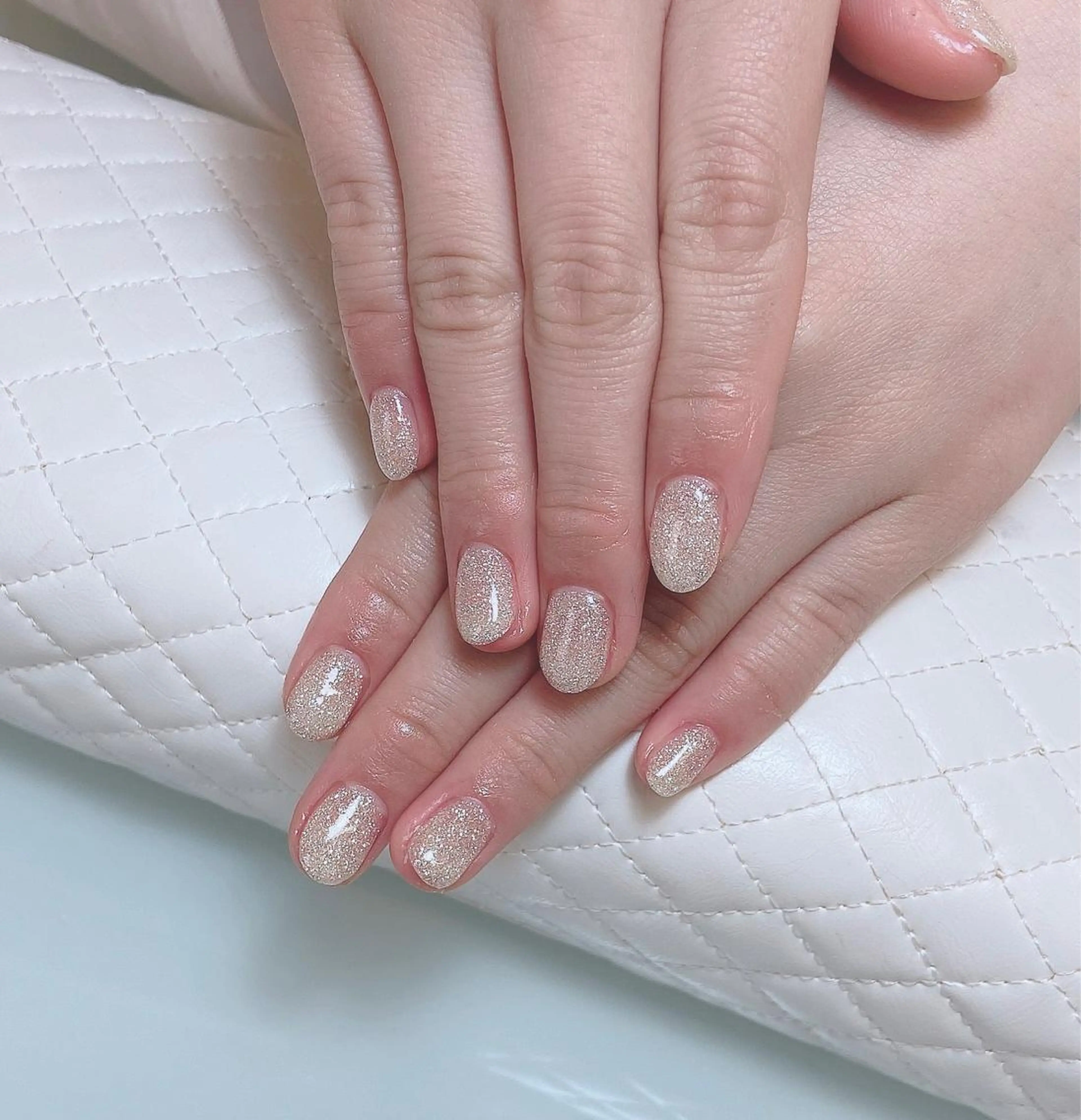 ネイル ラメ(グリッター) ワンカラーネイル Nailist🌟 Wakanaのネイルデザイン