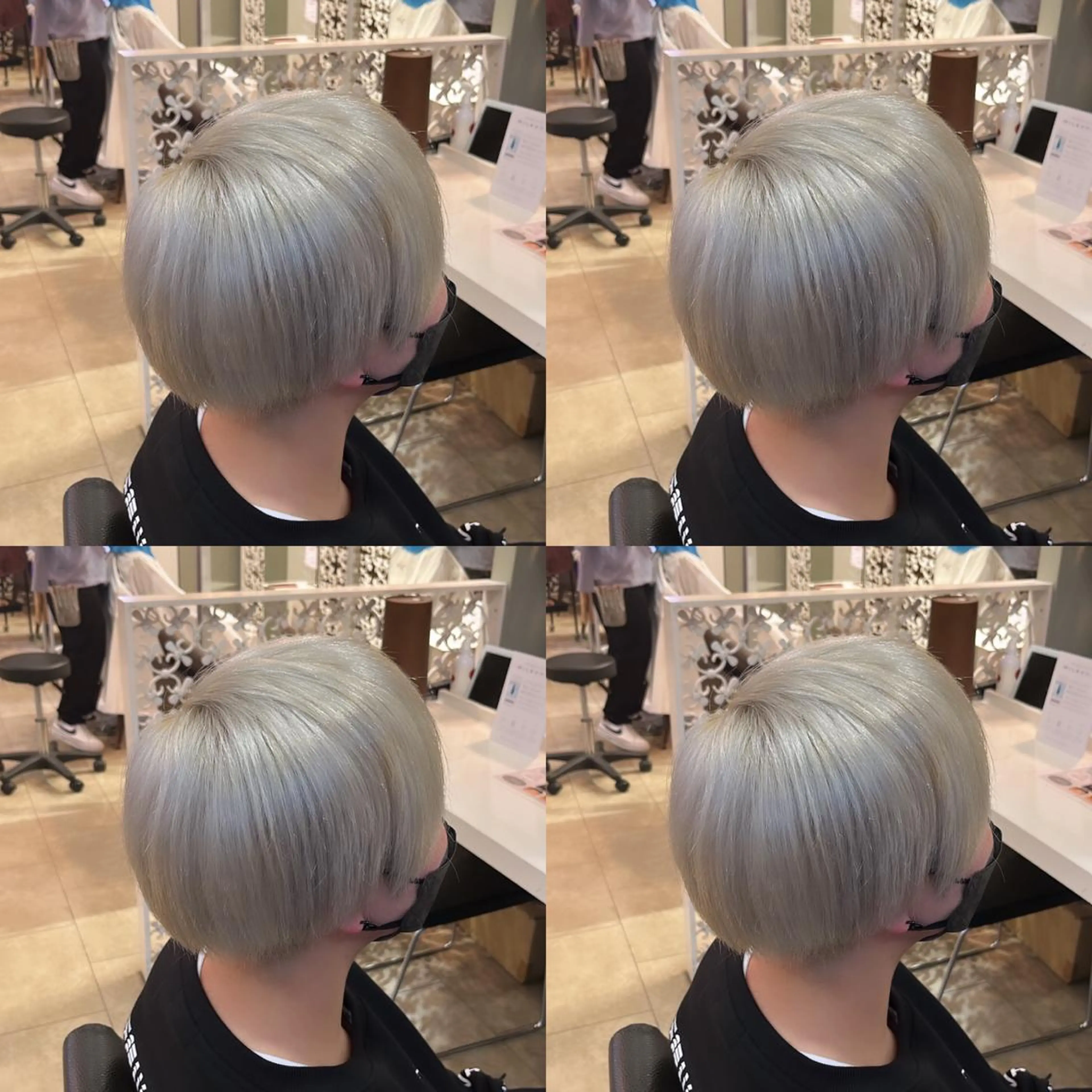 ショート カラー ヘアカラー トリートメント 髪質改善･縮毛矯正 特化･ユウシンのヘアスタイル