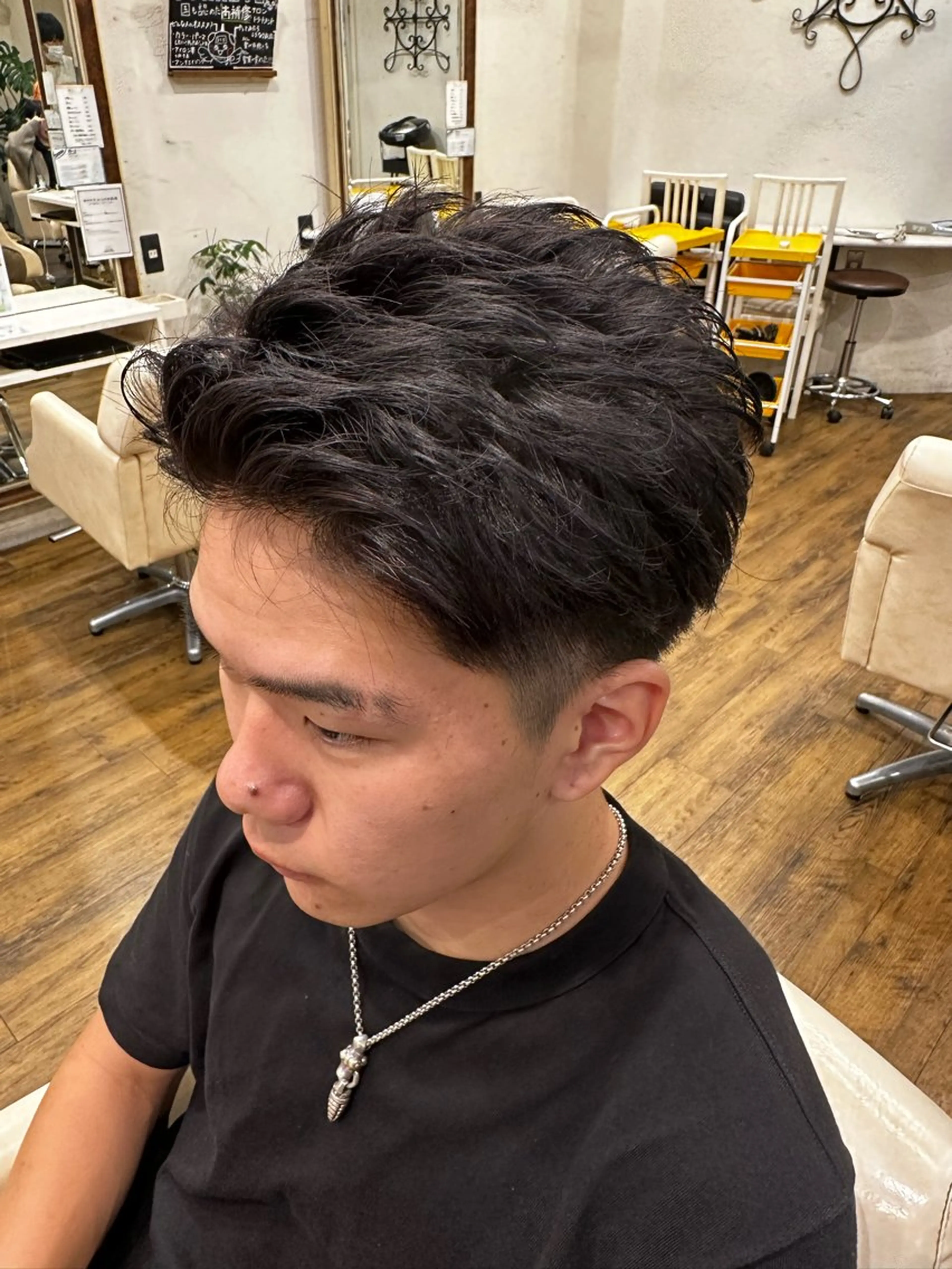 ショート メンズ ZIL所属・ハラグチ アキマサのヘアスタイル