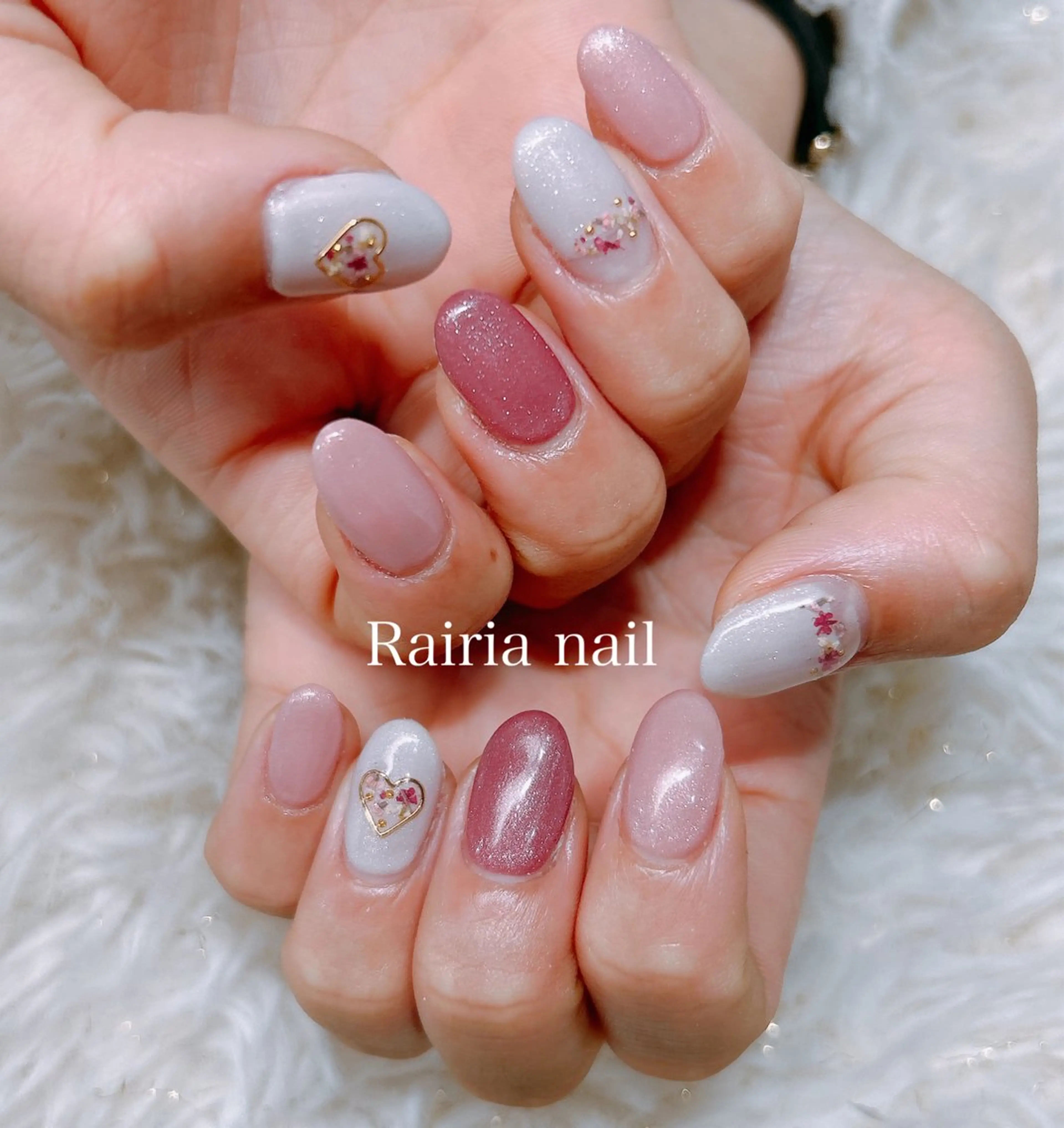ネイル グリーン 持ち込み Rairia nail本八幡店のネイルデザイン