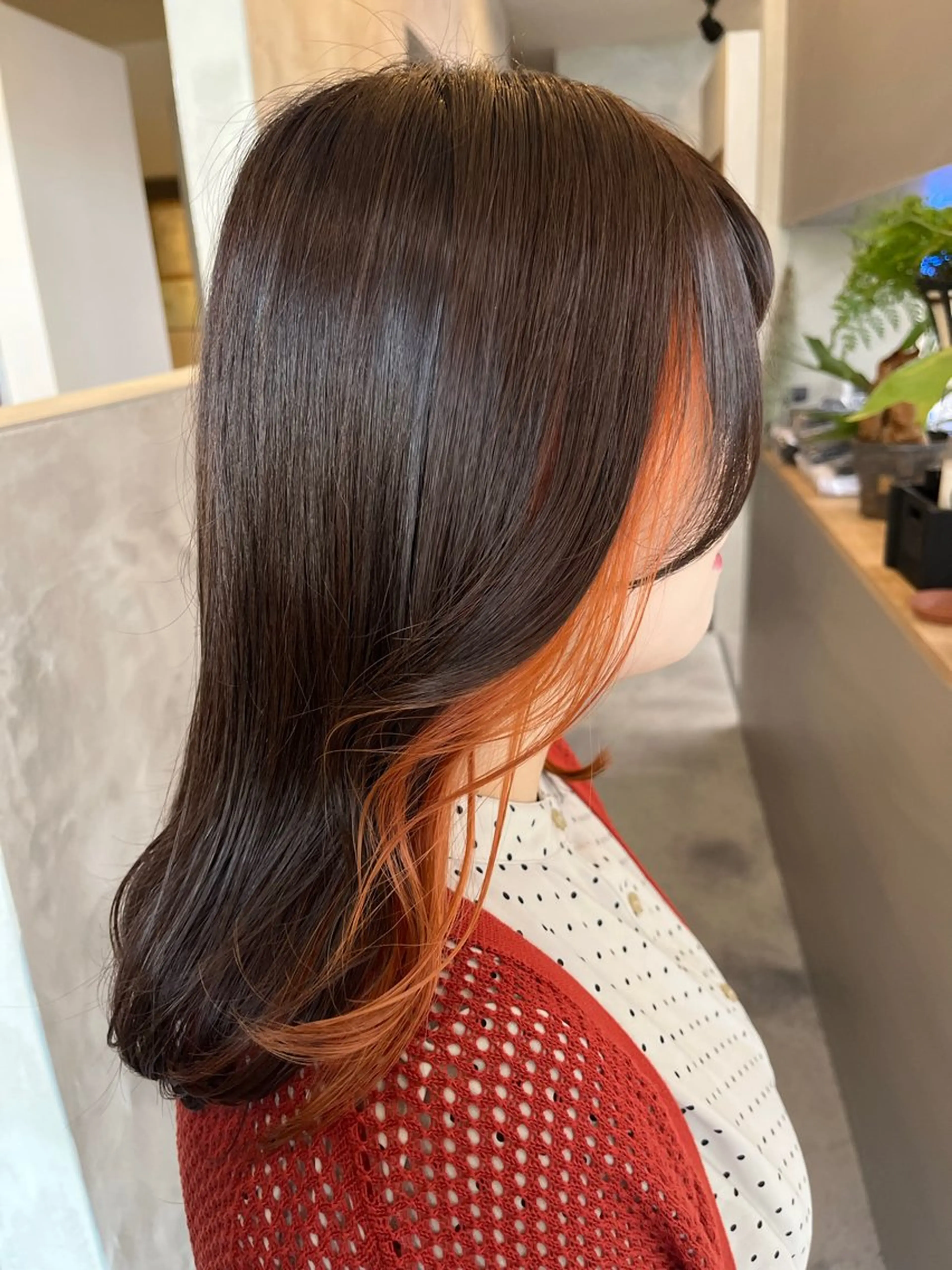 ロング カラー カット ヘアカラー トリートメント Salon de  COCO所属・Yu kaのヘアスタイル
