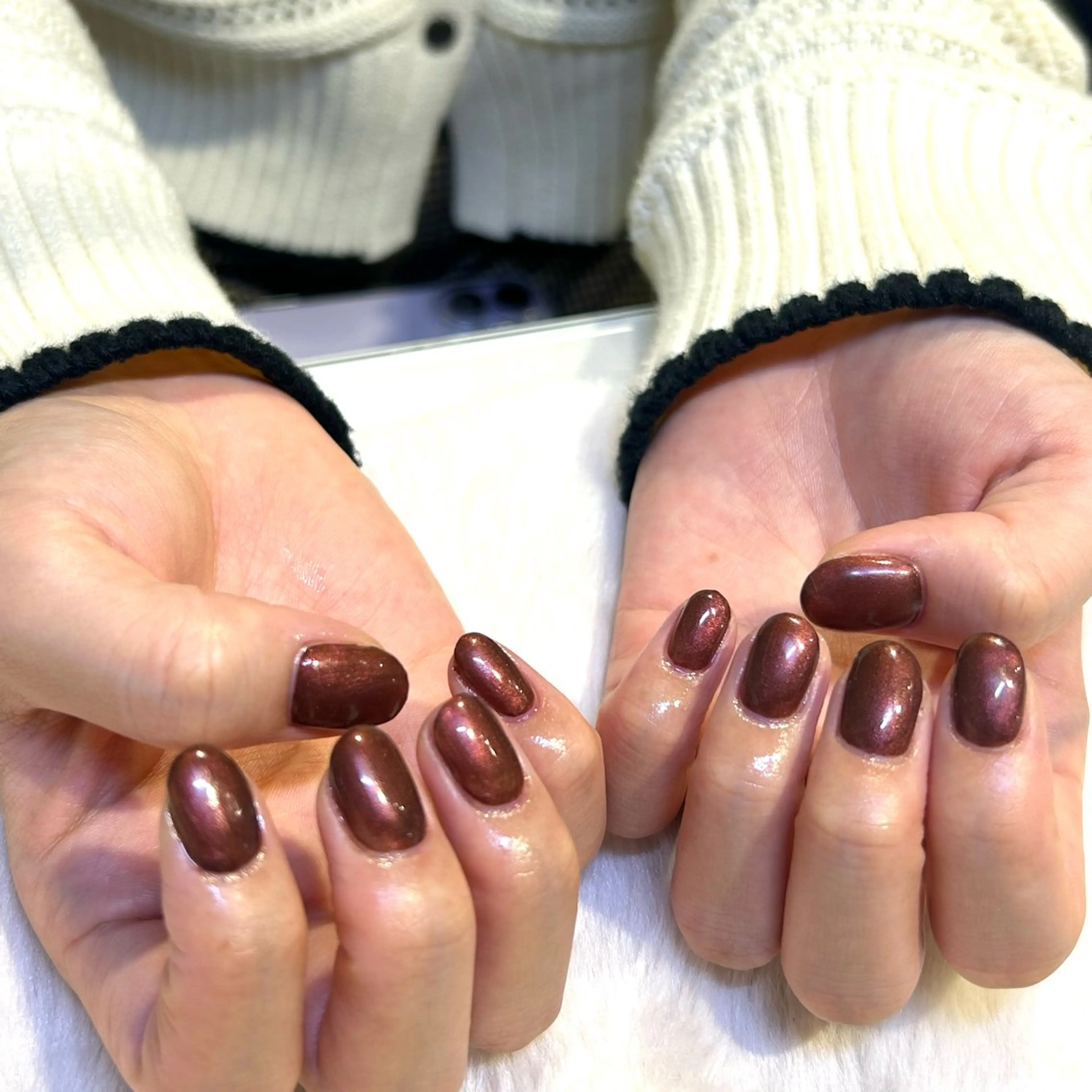 ネイル フラッシュネイル ジェルネイル マグネットネイル パラジェル ハンドネイル RIN 🍀のネイルデザイン