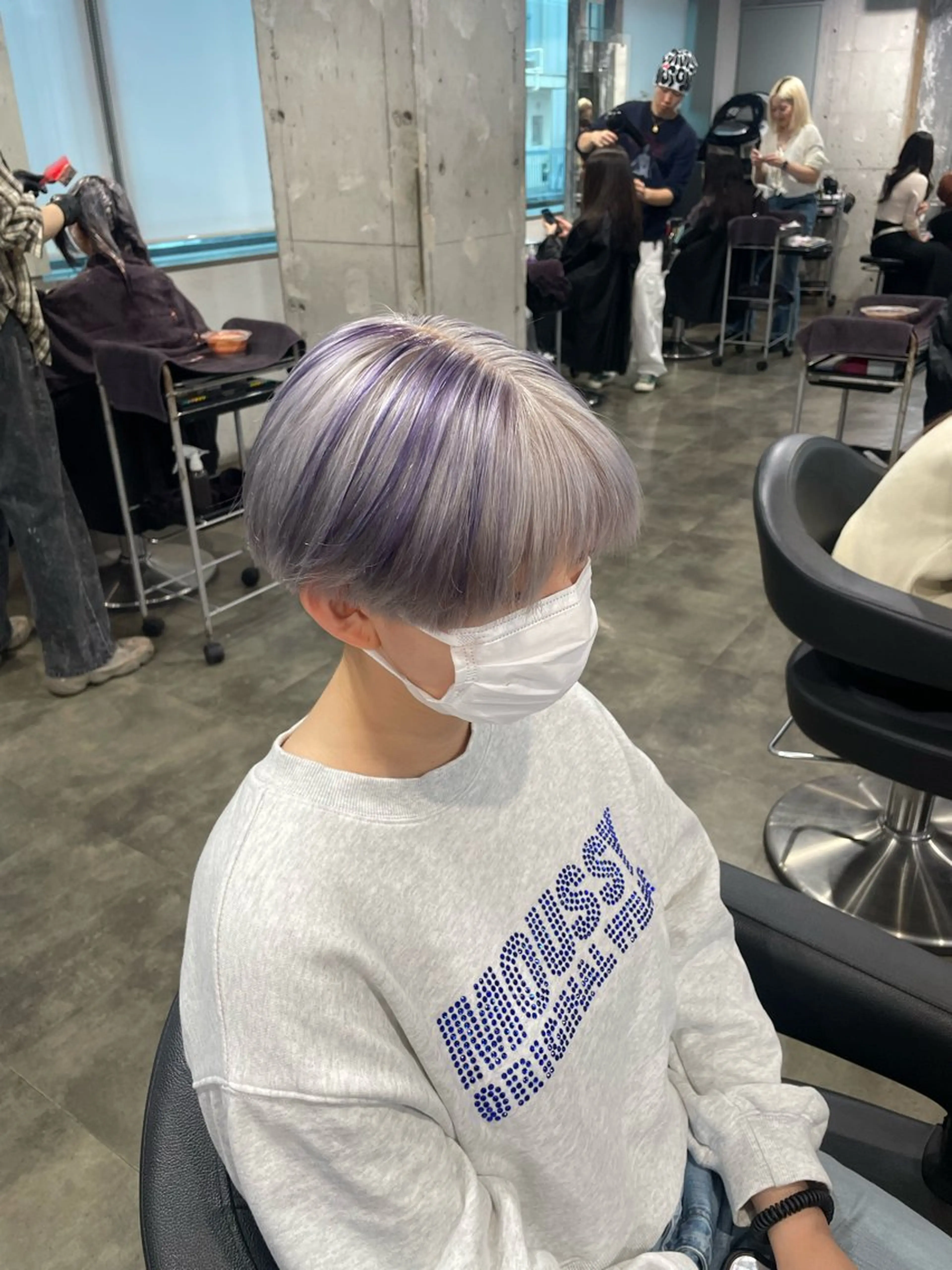 ショート カラー ヘアカラー トリートメント ヘッドスパ ハイトーン 横浜💞ミオのヘアスタイル