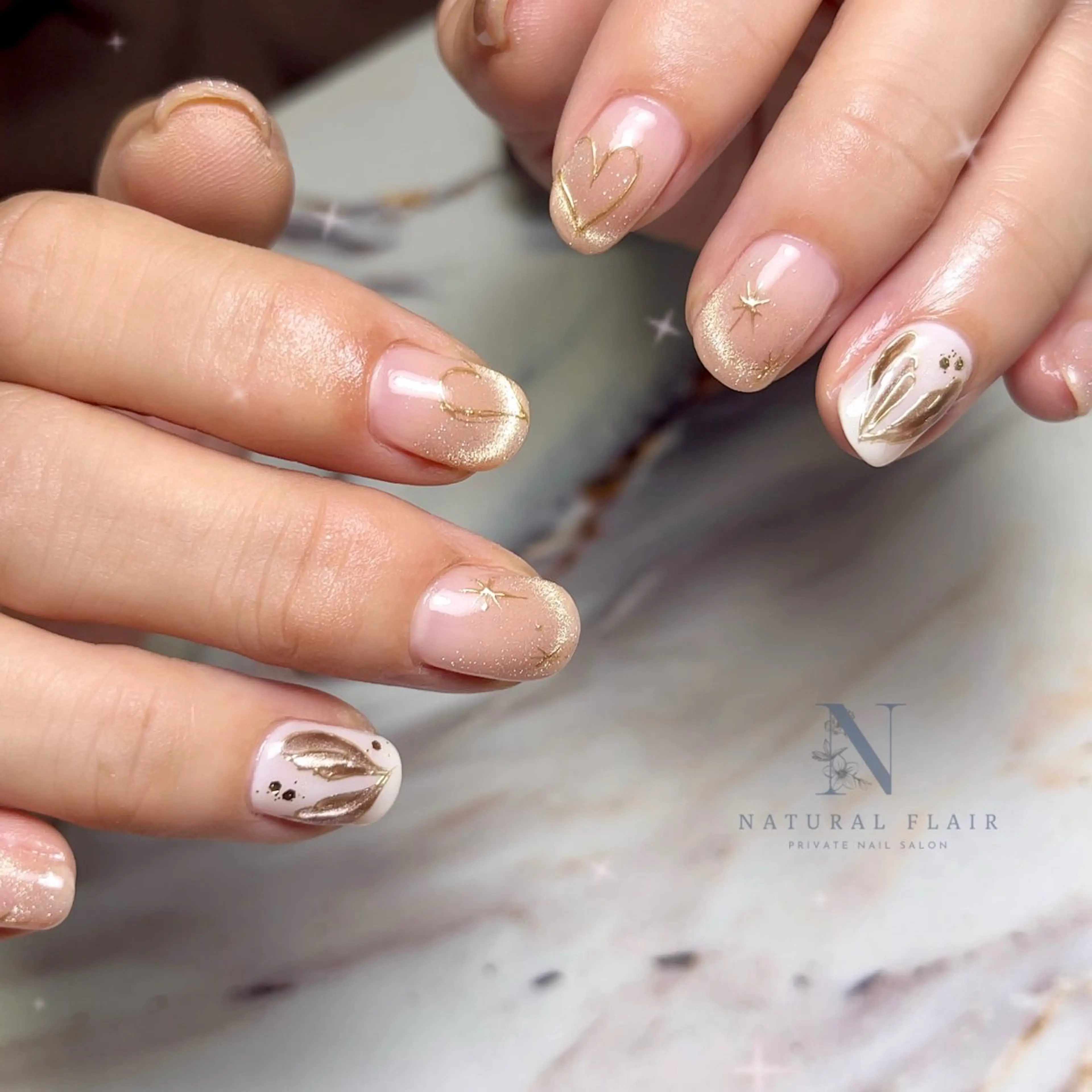 ネイル ハンドネイル natural flairのネイルデザイン