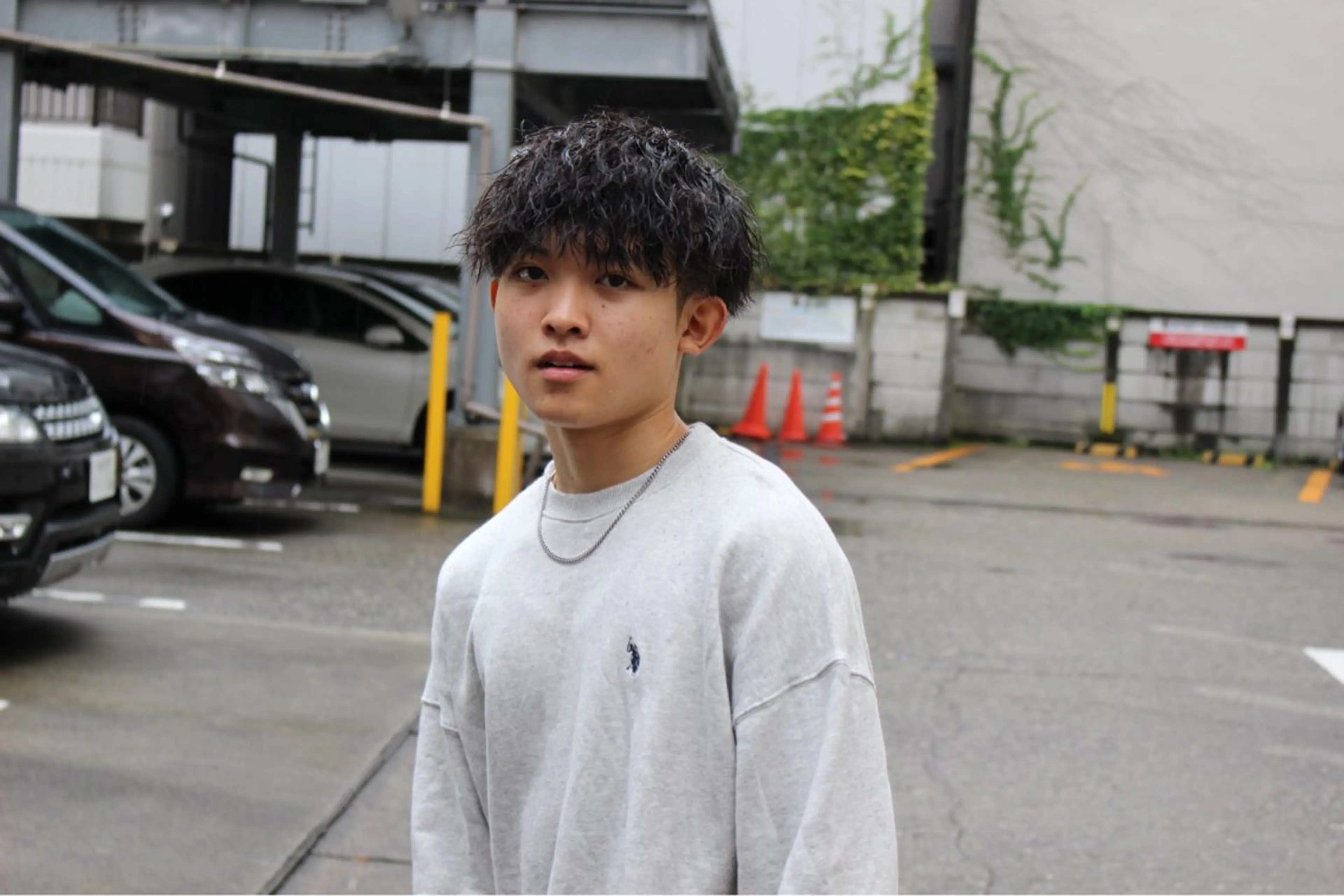 ショート メンズ マッシュ メンズパーマ メンズショート ショートヘア パーマ メンズ/ケアパーマ /hayashiのヘアスタイル