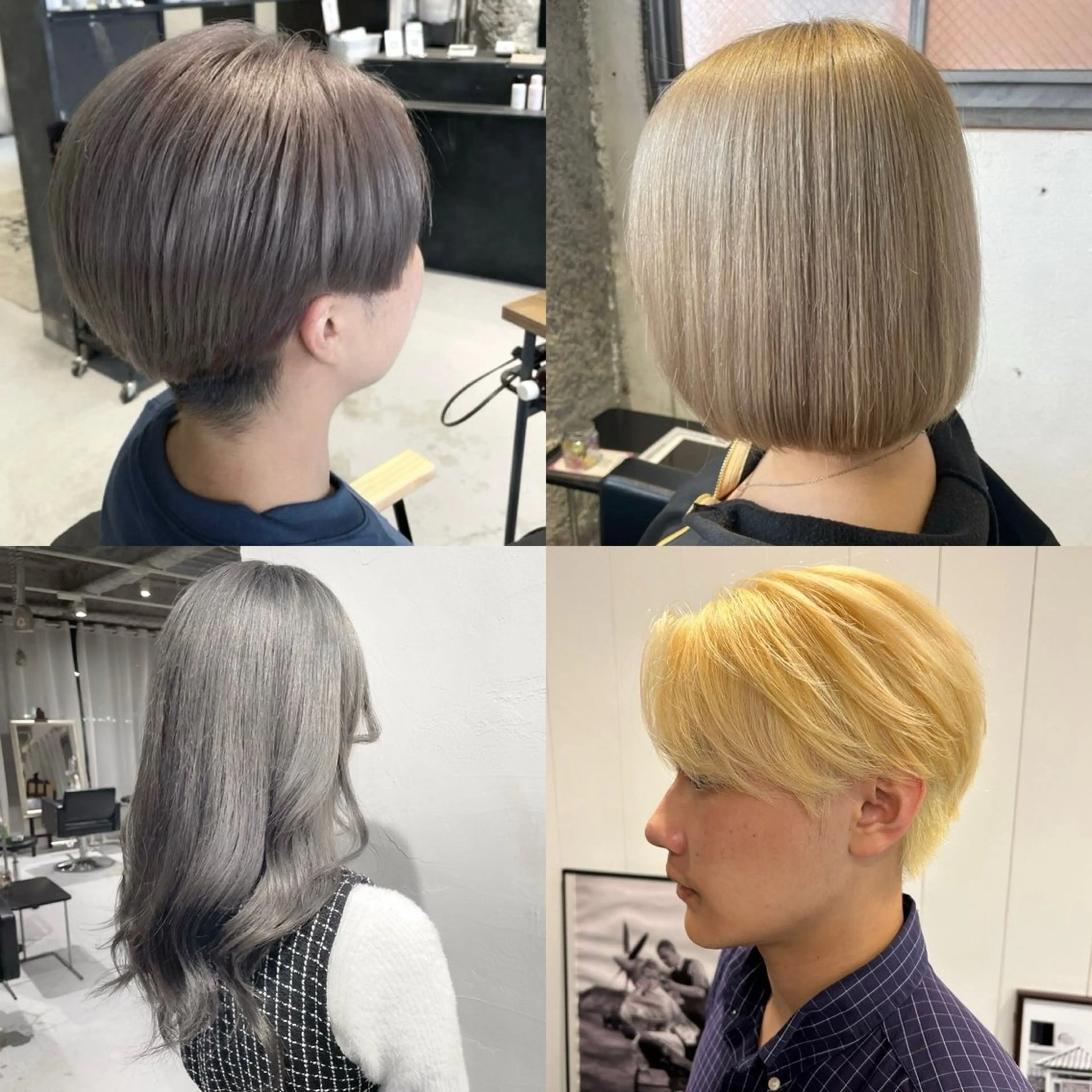 ミディアム カラー メンズ ヘアカラー トリートメント メンズ/ハイトーン 【yoshiki】のヘアスタイル