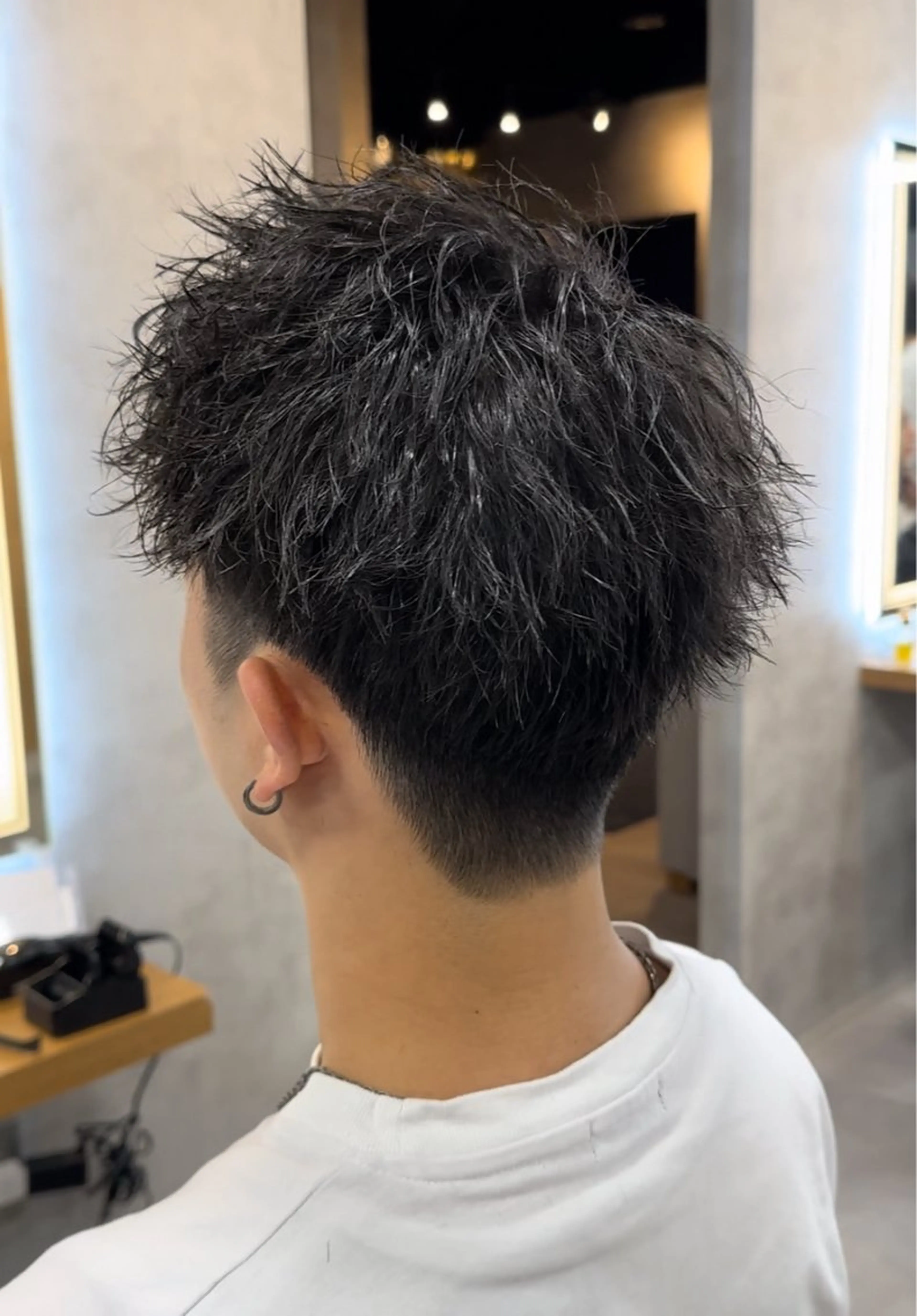 ショート パーマ メンズ カット パーマ 札幌メンズヘア指名 No.1光👑👑のヘアスタイル