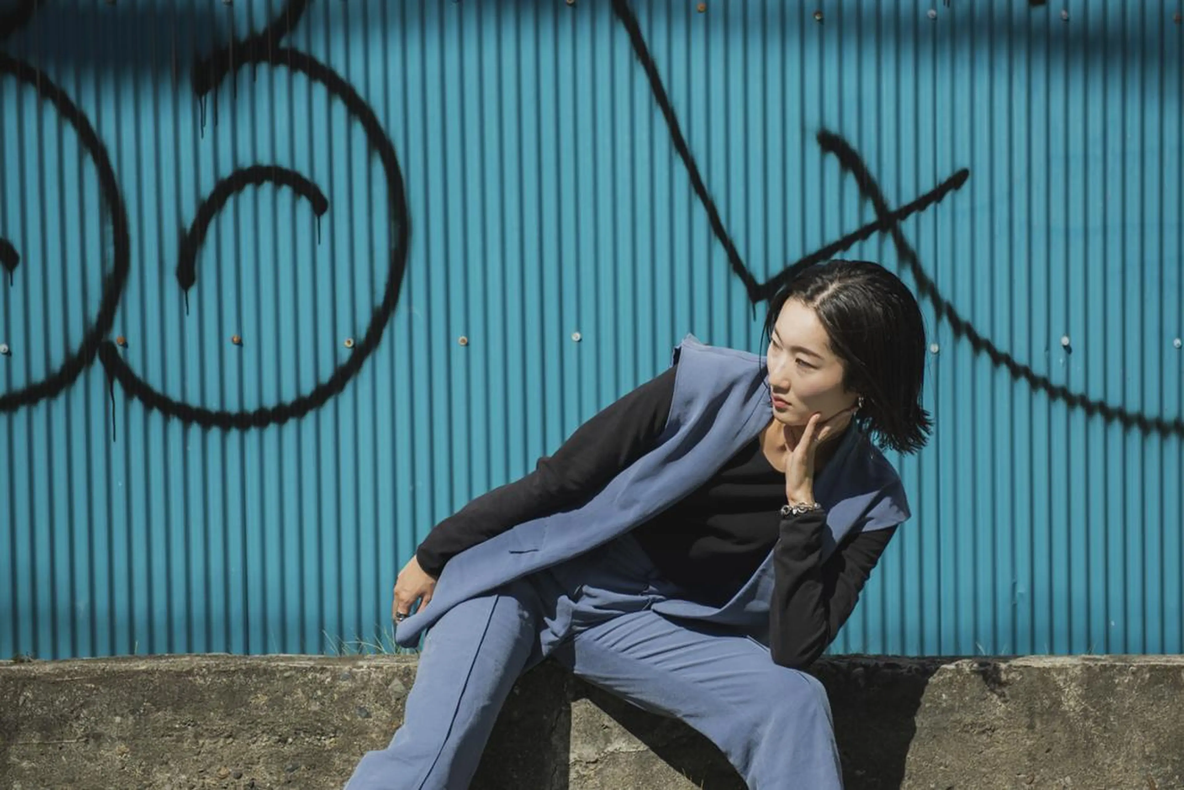 ミディアム カット ヘアカラー トリートメント GOAT_茅ヶ崎 南口徒歩2分のヘアスタイル