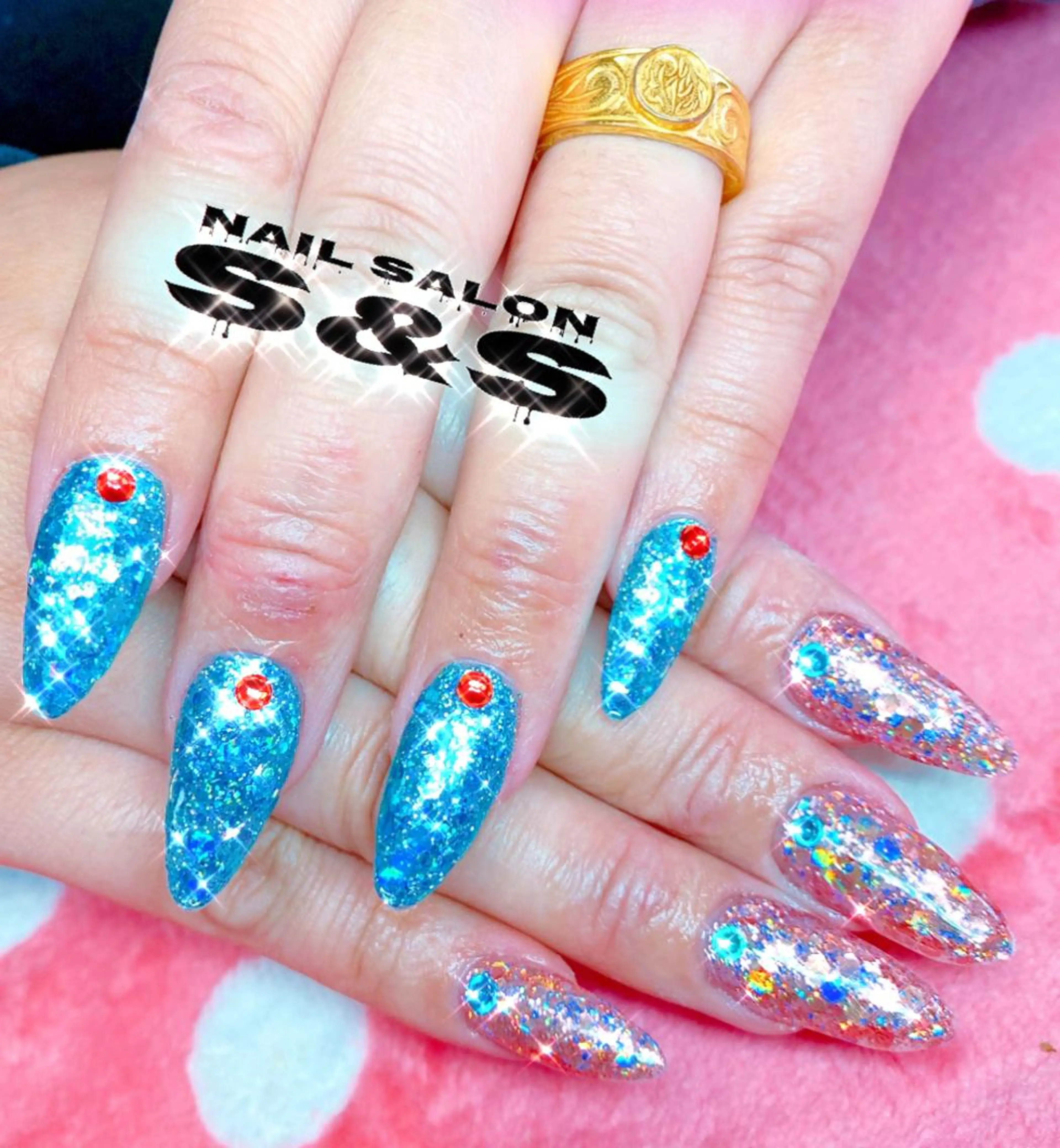 ネイル 長さ出し メンズネイル 持ち込み スカルプネイル S&S 村田小百合のネイルデザイン