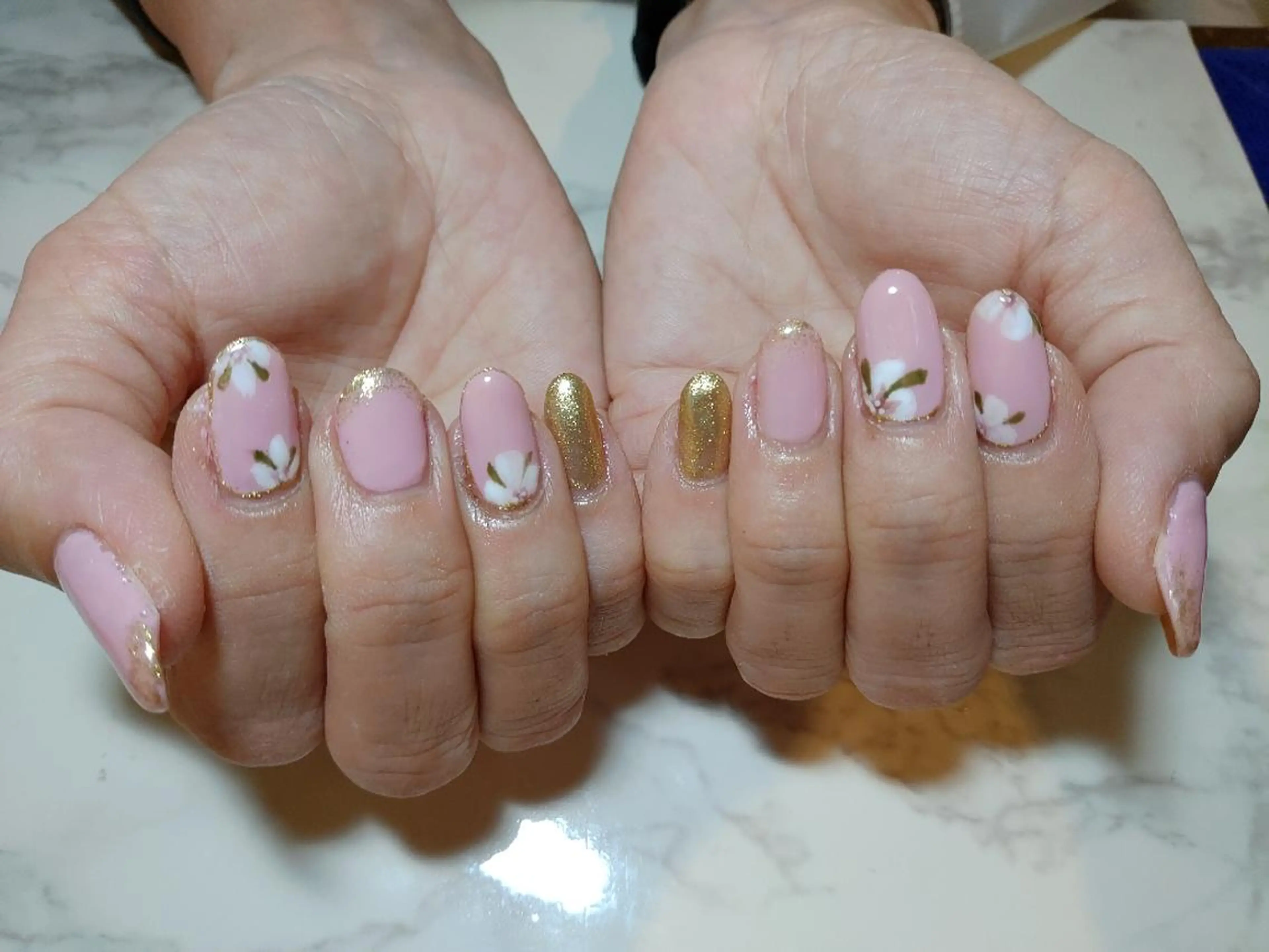 ネイル ピンク a.m.p nail所属・高山 奈津美のネイルデザイン