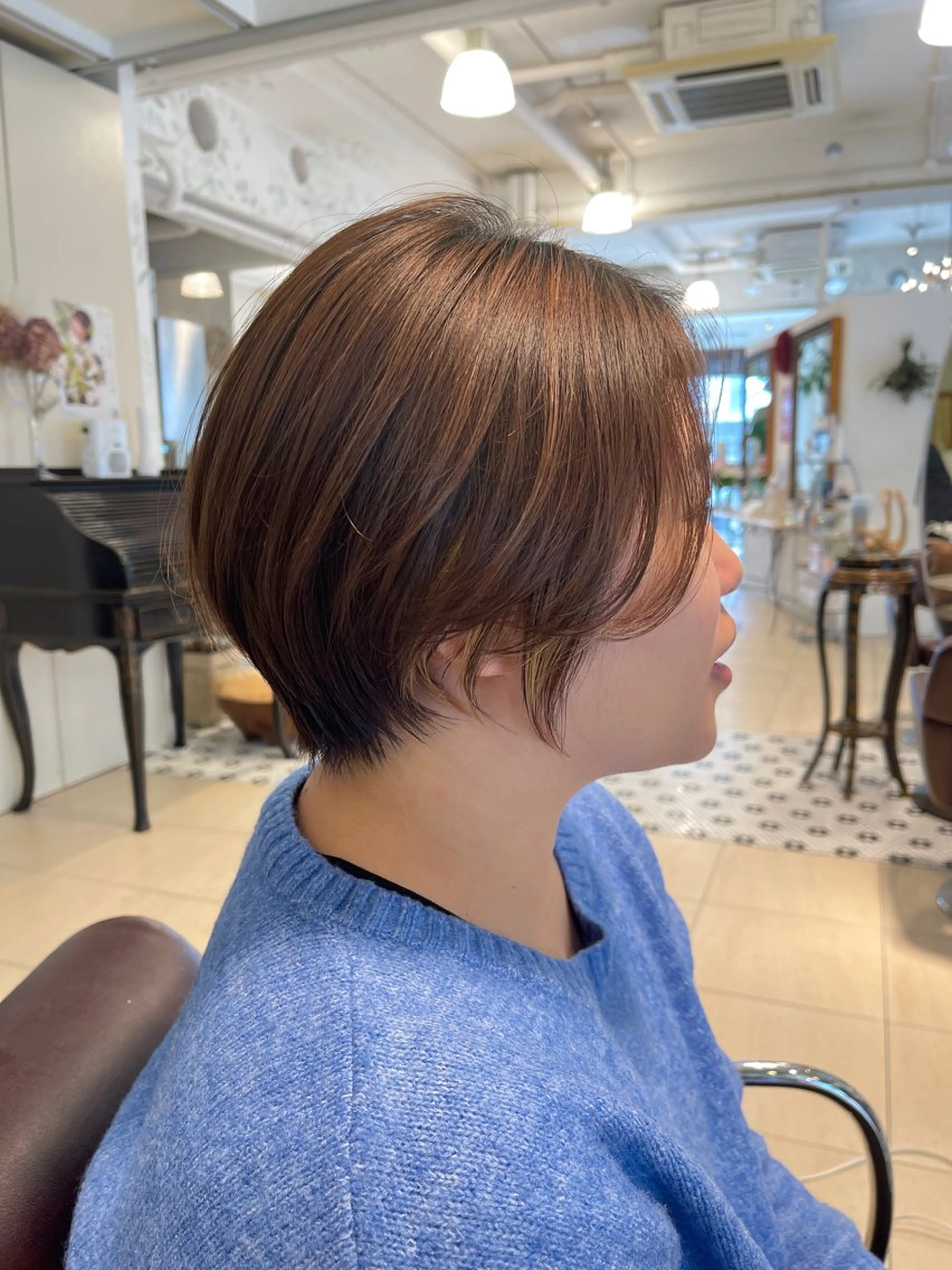 ショート カット ヘアカラー トリートメント 美髪矯正/縮毛矯正 越野雄大のヘアスタイル
