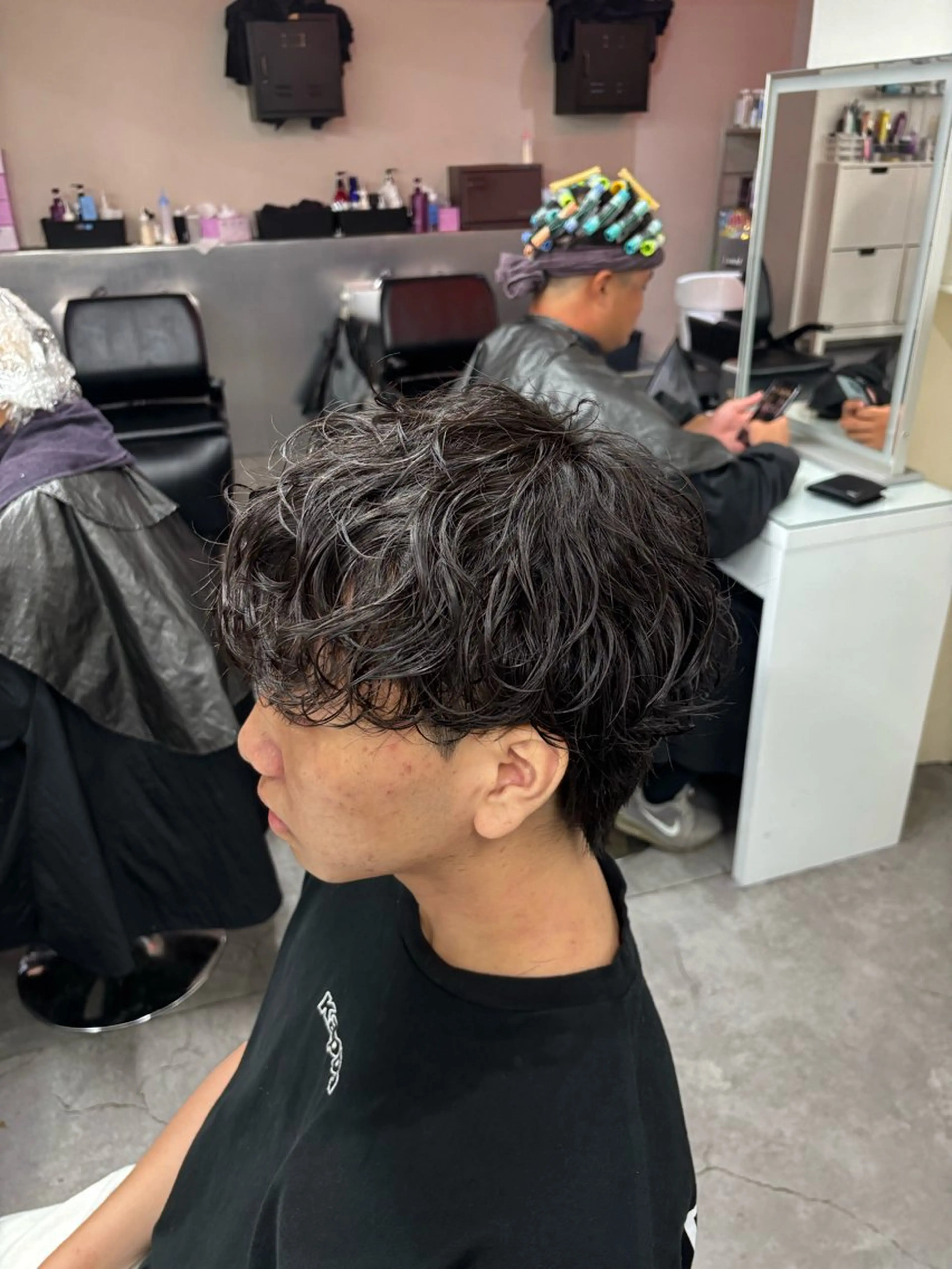 パーマ メンズ カット パーマ メンズ特化✨️ 韓国風パーマ🔥一八のヘアスタイル