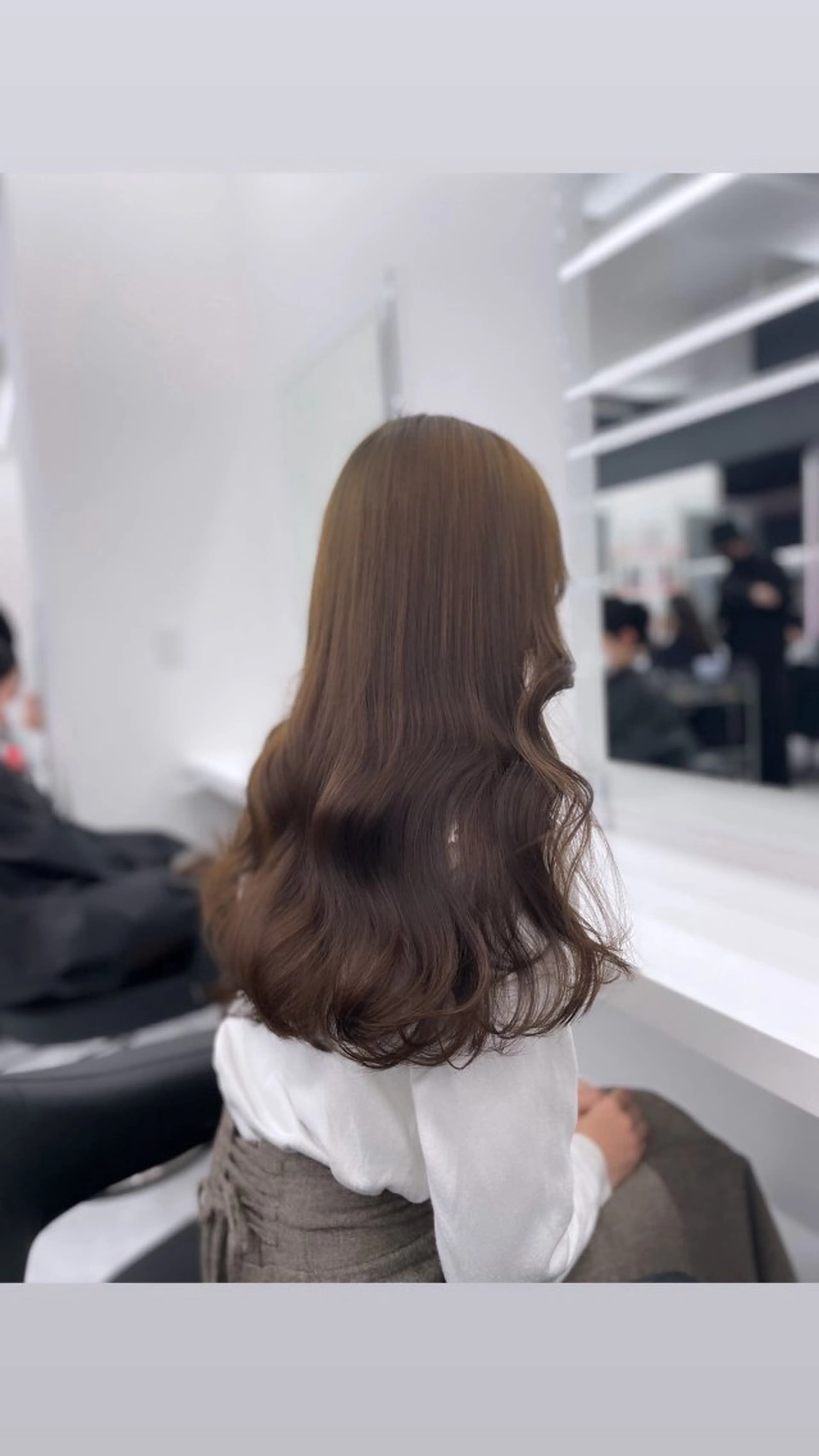 ロング カット ヘアカラー トリートメント ヘアセット GO TODAY SHAiR SALON所属・🤍韓国トレンド ヘア🤍miku🤍のヘアスタイル