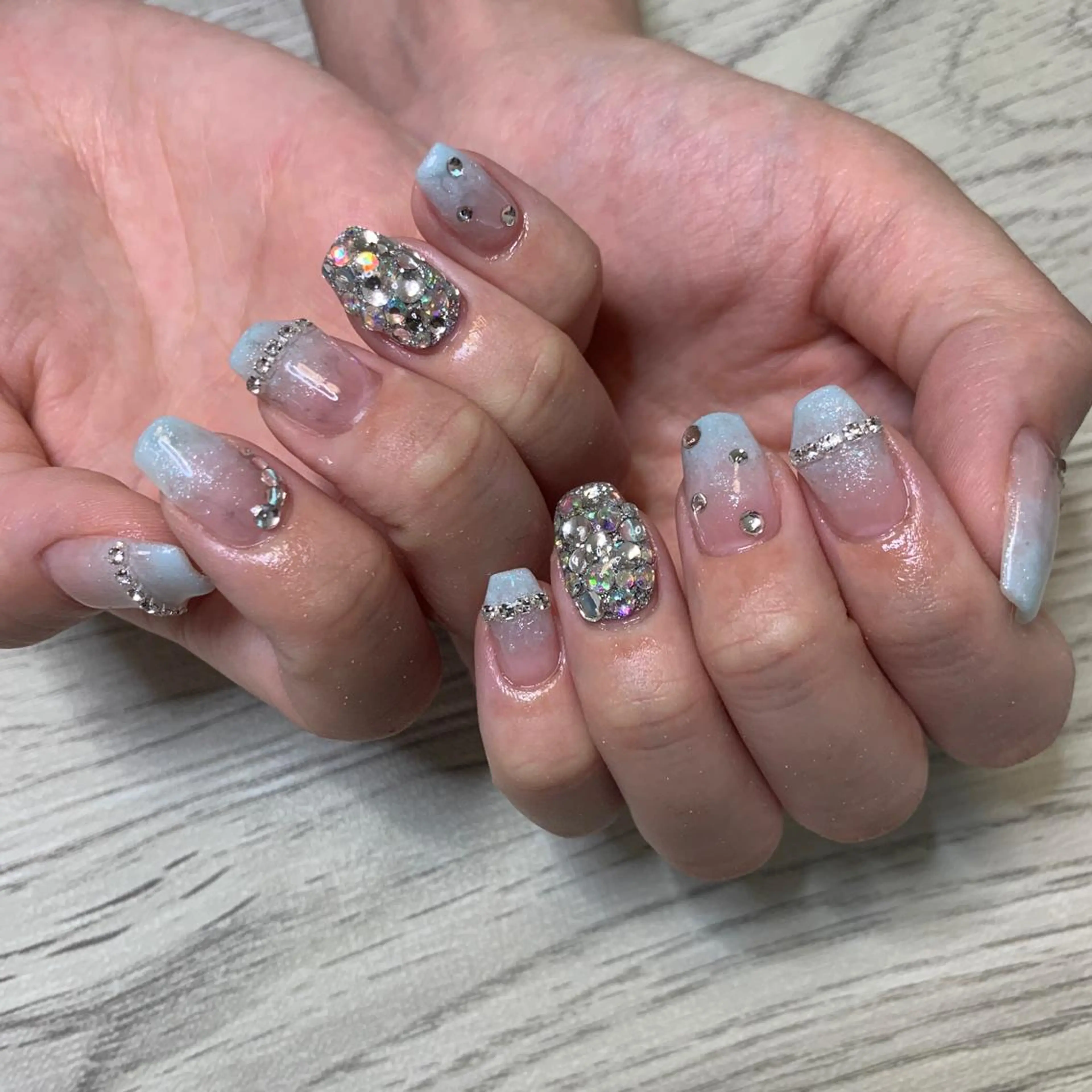 ネイル アートネイル 持ち込み スカルプネイル シンプルネイル ハンドネイル フットネイル Adite nailのネイルデザイン