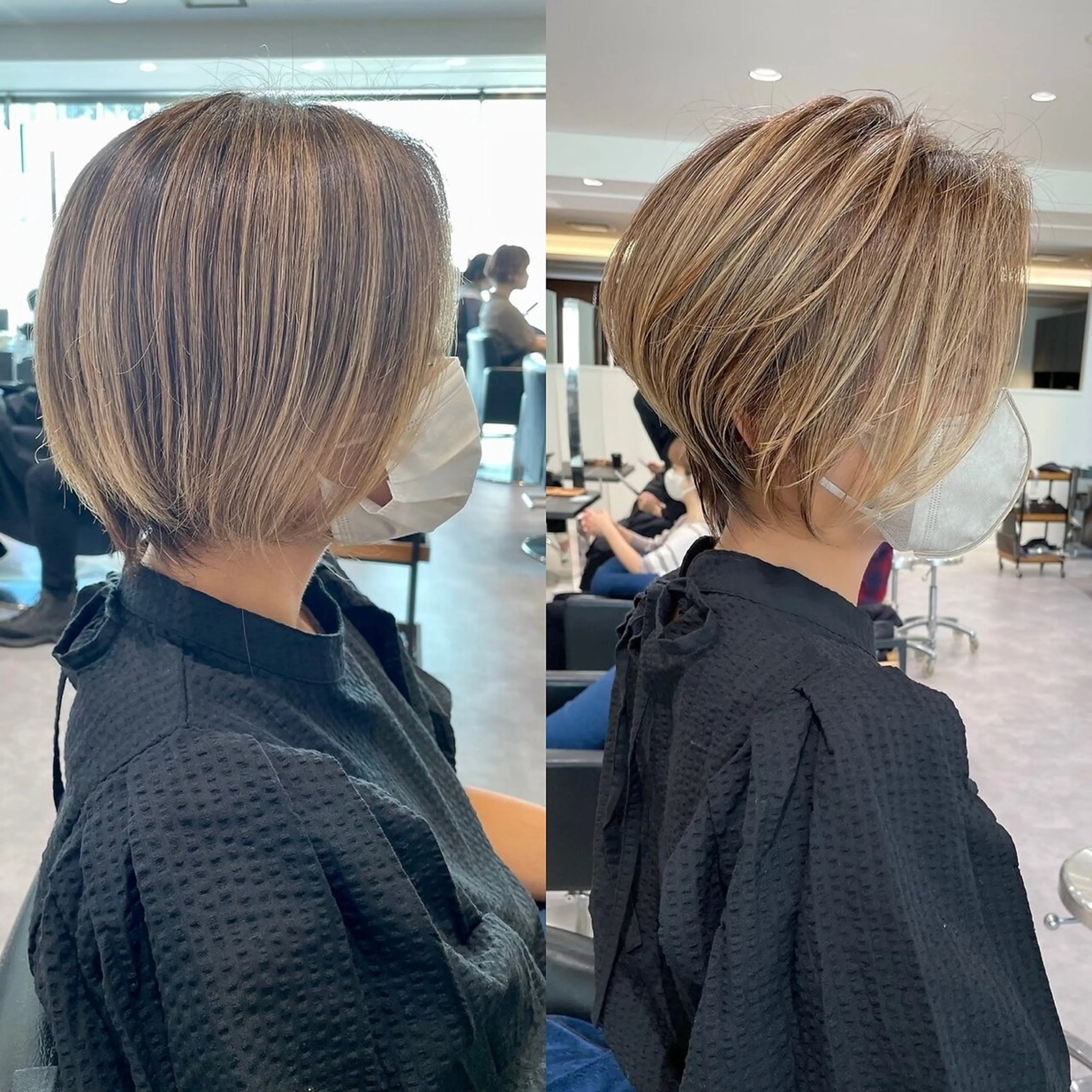 ショート カット ヘアカラー トリートメント 🌻銀座ショート 松原優香🌻のヘアスタイル