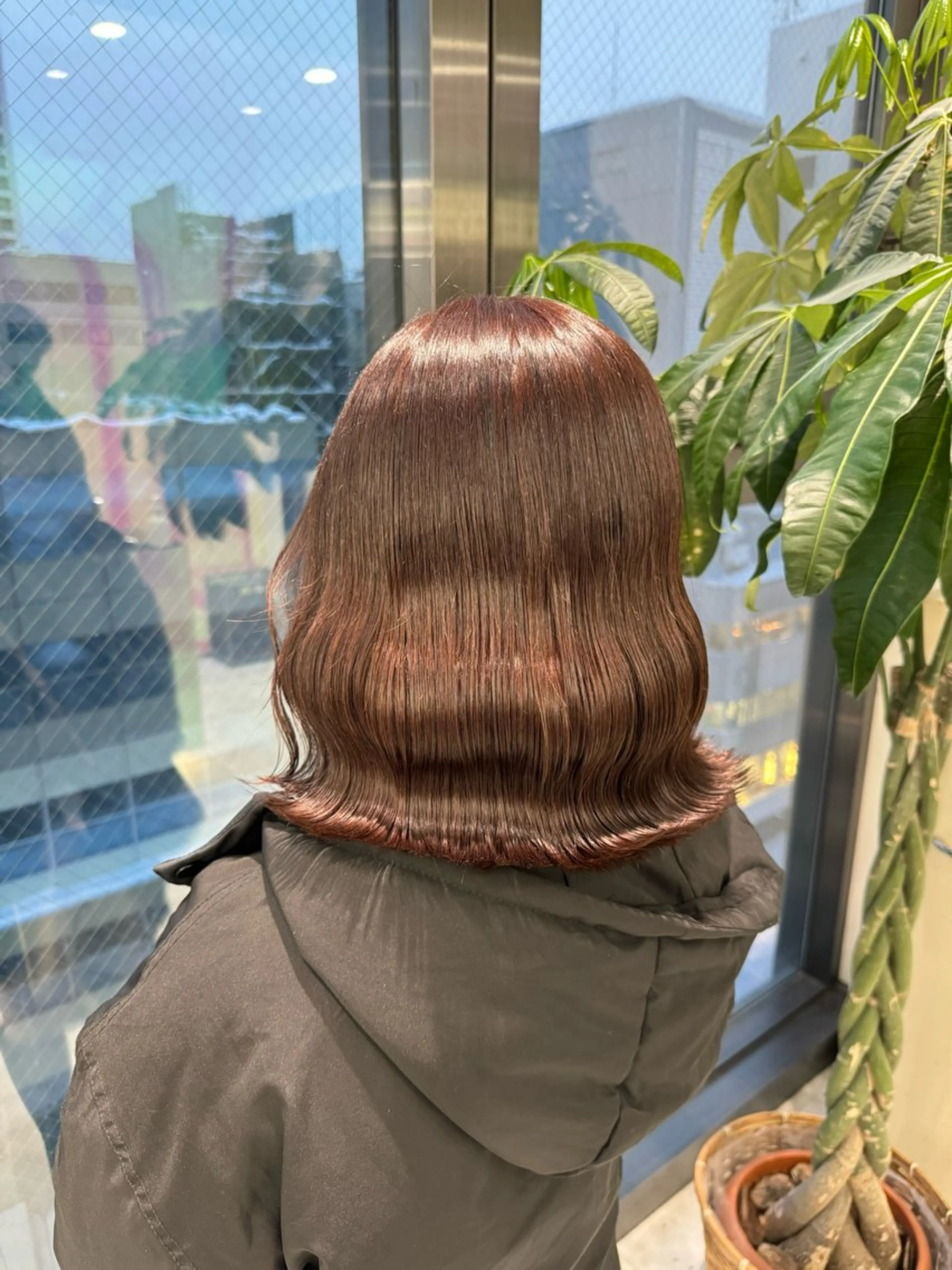 ミディアム カラー ブラウンカラー ピンクカラー ピンクブラウン カット ヘアカラー トリートメント ヘアセット ♡ブリーチカラー♡ Mirioのヘアスタイル
