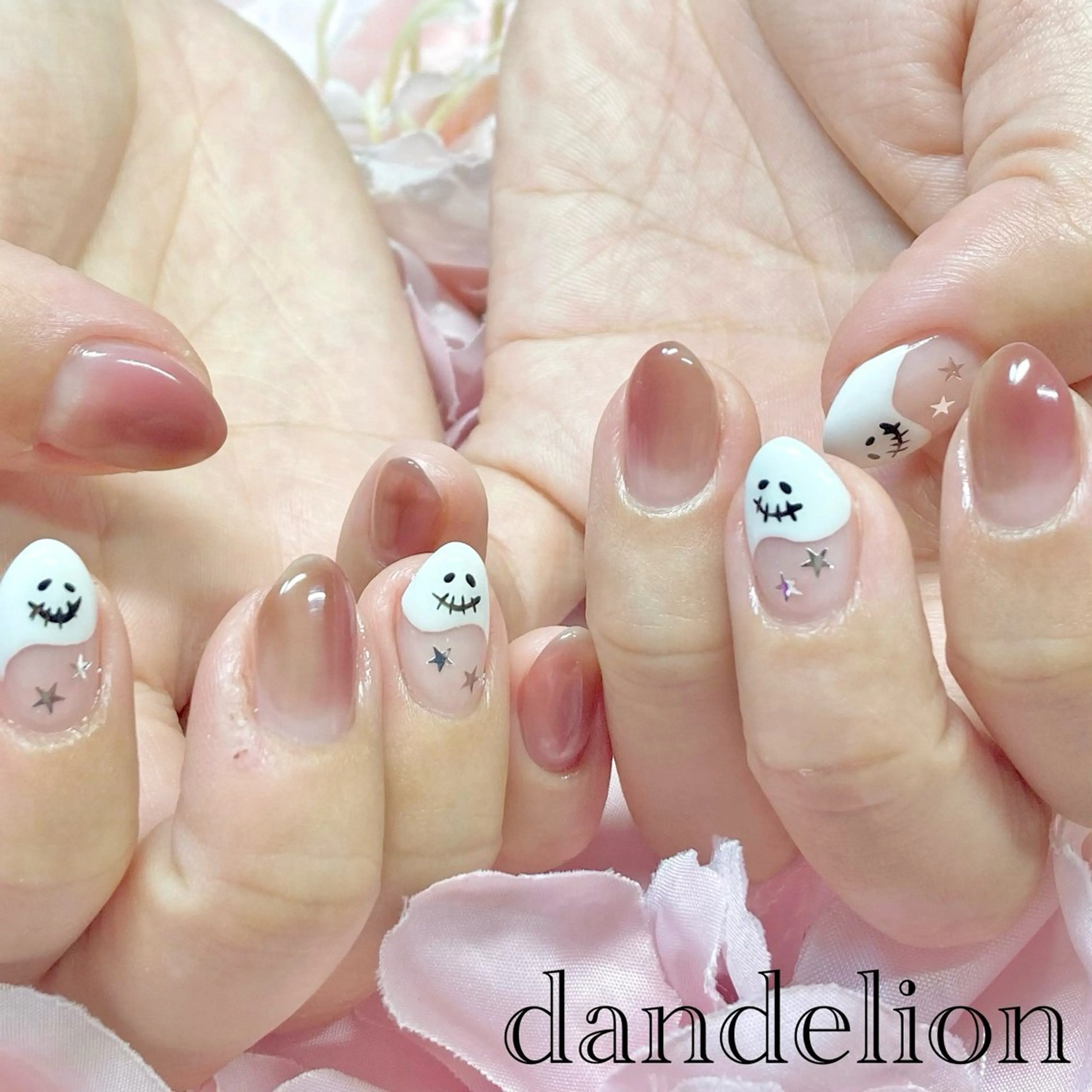 ネイル ハンドネイル ハンドケア dandelion ダンデライオンのネイルデザイン