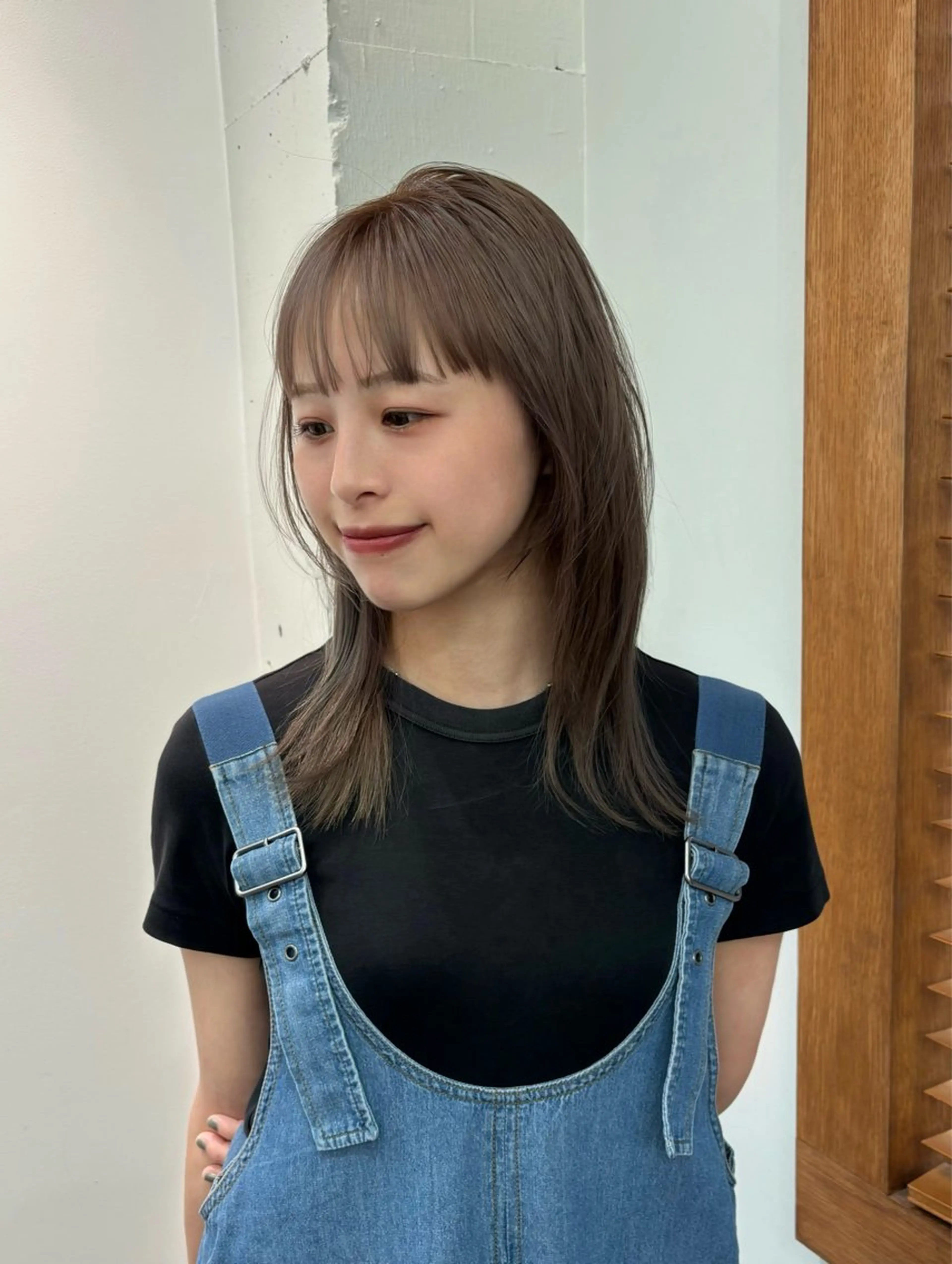 カラー ヘーゼル ヘアカラー トリートメント ヘッドスパ ☑️aiko【艶 カラー・ショート募】のヘアスタイル