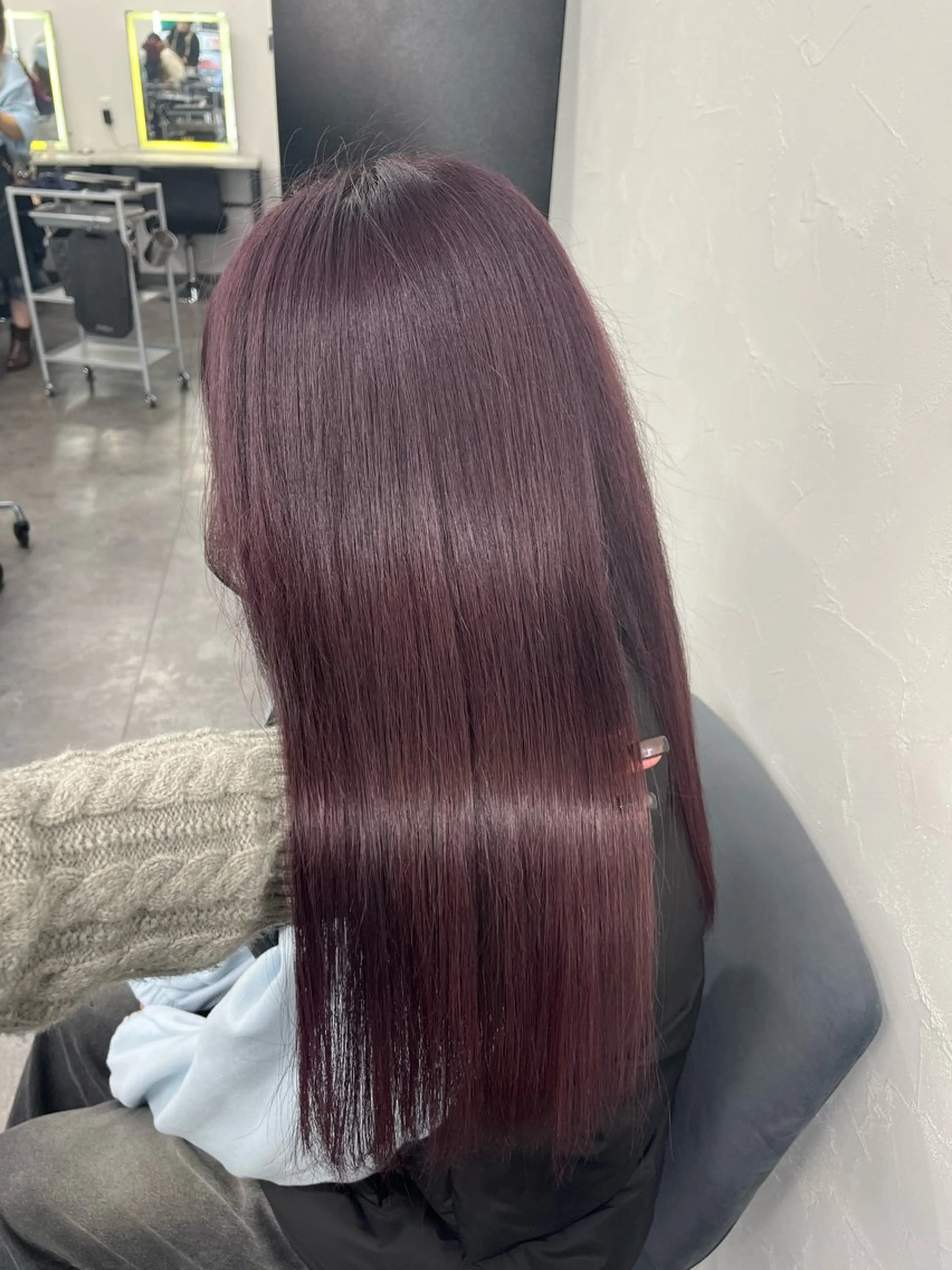 ロング カラー ハイトーンカラー 韓国風ヘア 韓国ヘア🖤/透明感 shihoのヘアスタイル