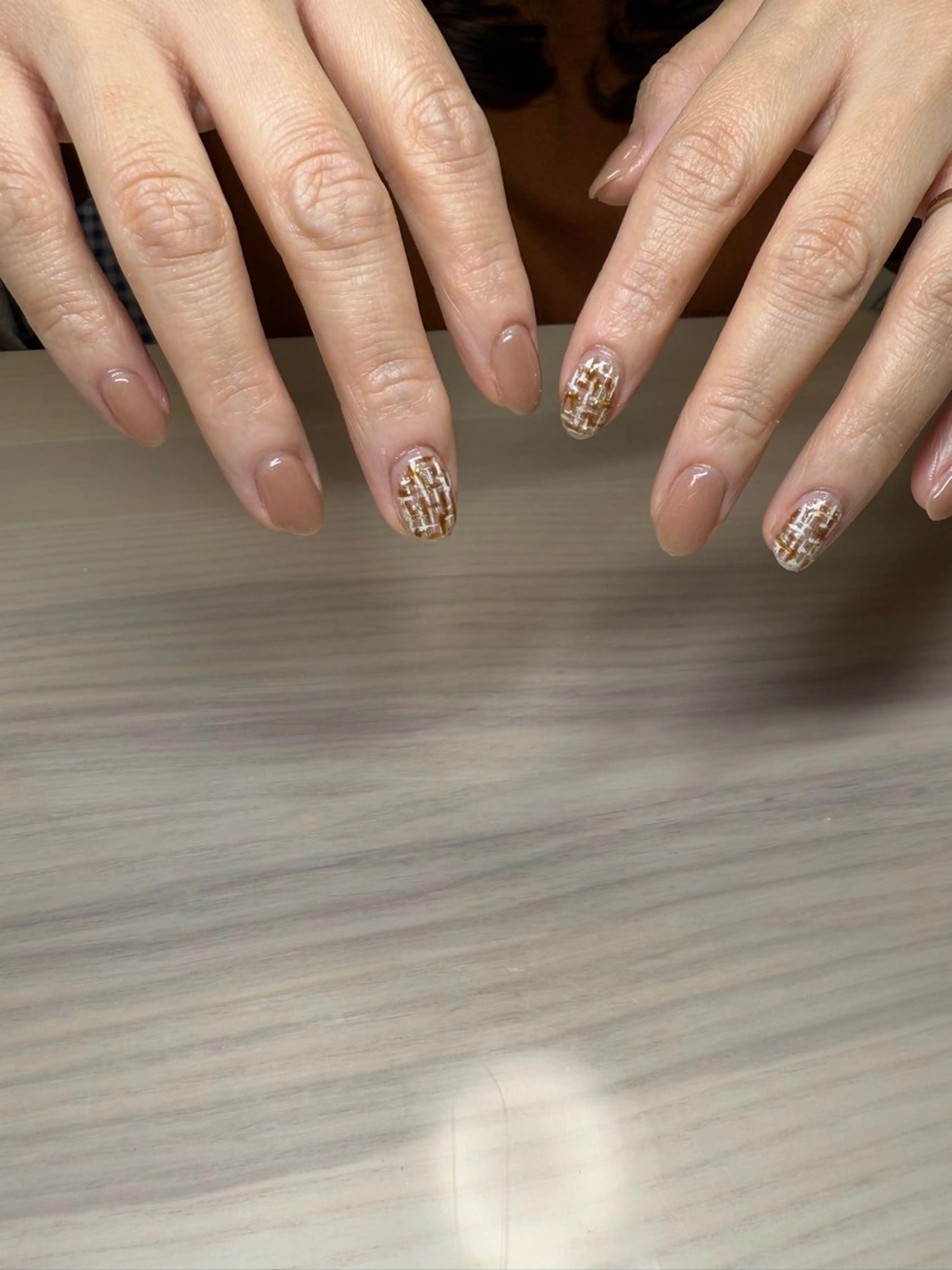 ネイル オフィスネイル ハンドネイル デ・アイム「nail salon MIMIPARUN」所属・ナリス化粧品 MIMIPARUNのネイルデザイン