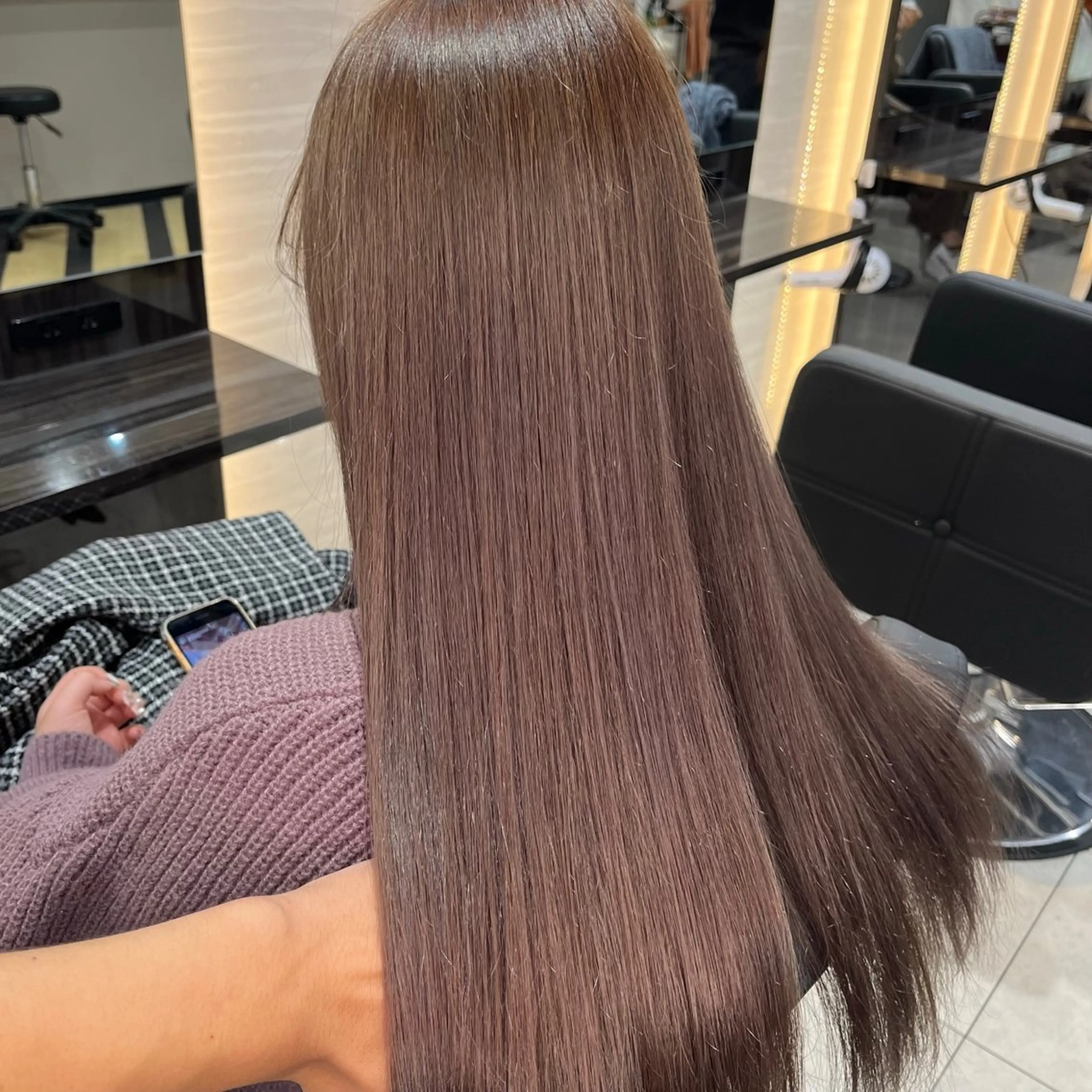ロング カット ヘアカラー トリートメント 🌈カラー特化 ハイトーンけいと🌈のヘアスタイル
