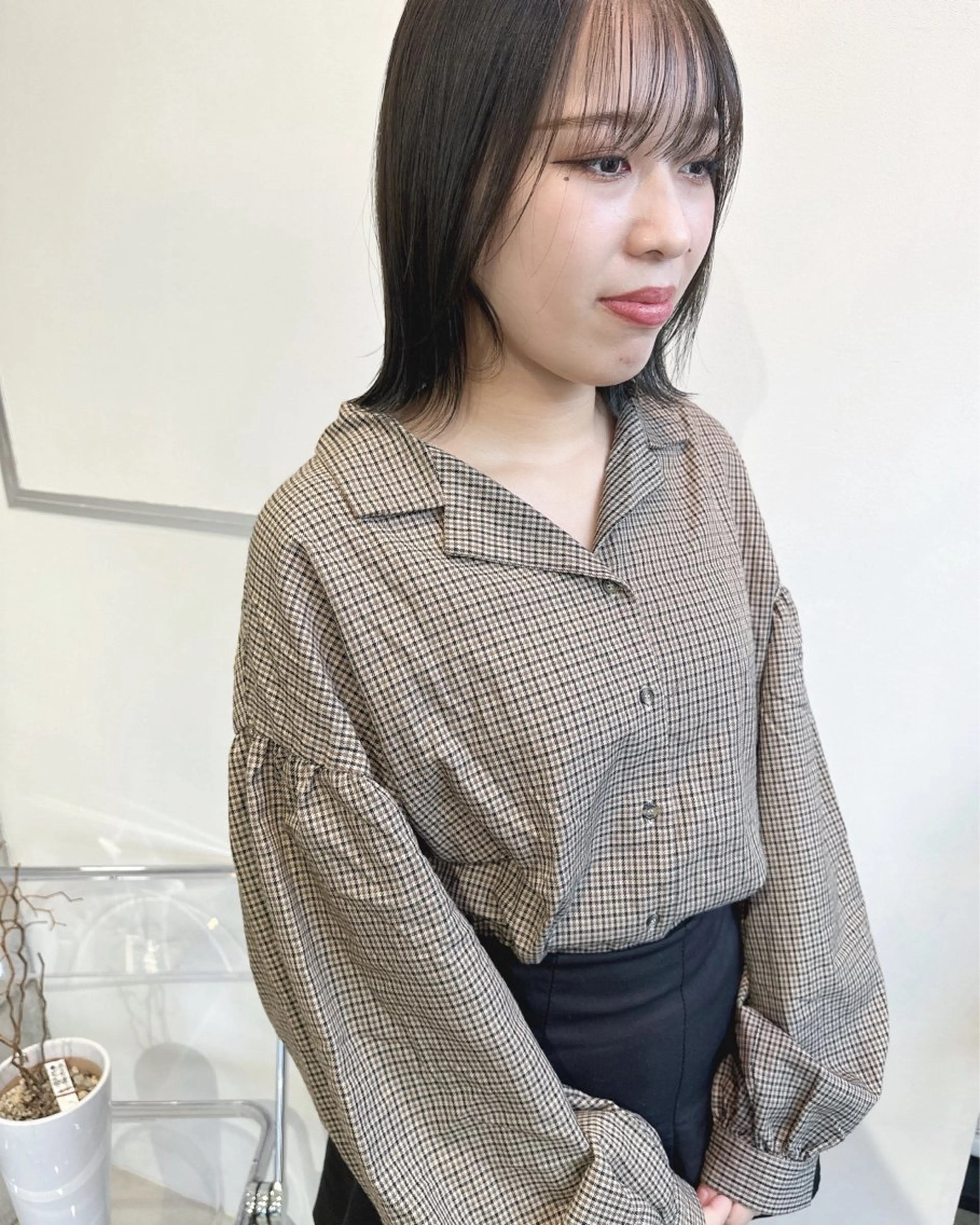 ミディアム カラー pole pole所属・坂本 美佳のヘアスタイル