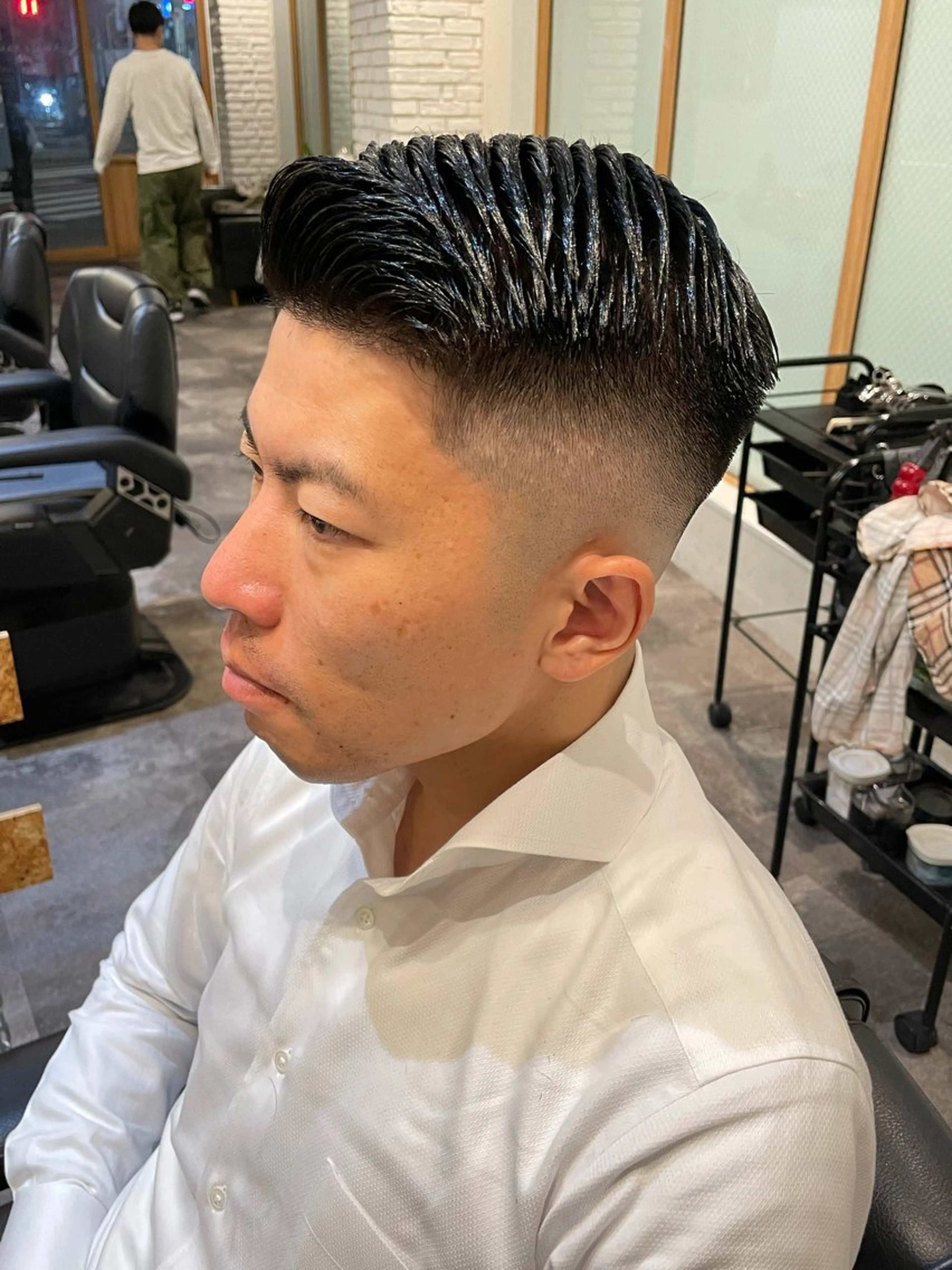 ショート メンズ カット smilehair国分寺店所属・💈barber 中根 龍星のヘアスタイル