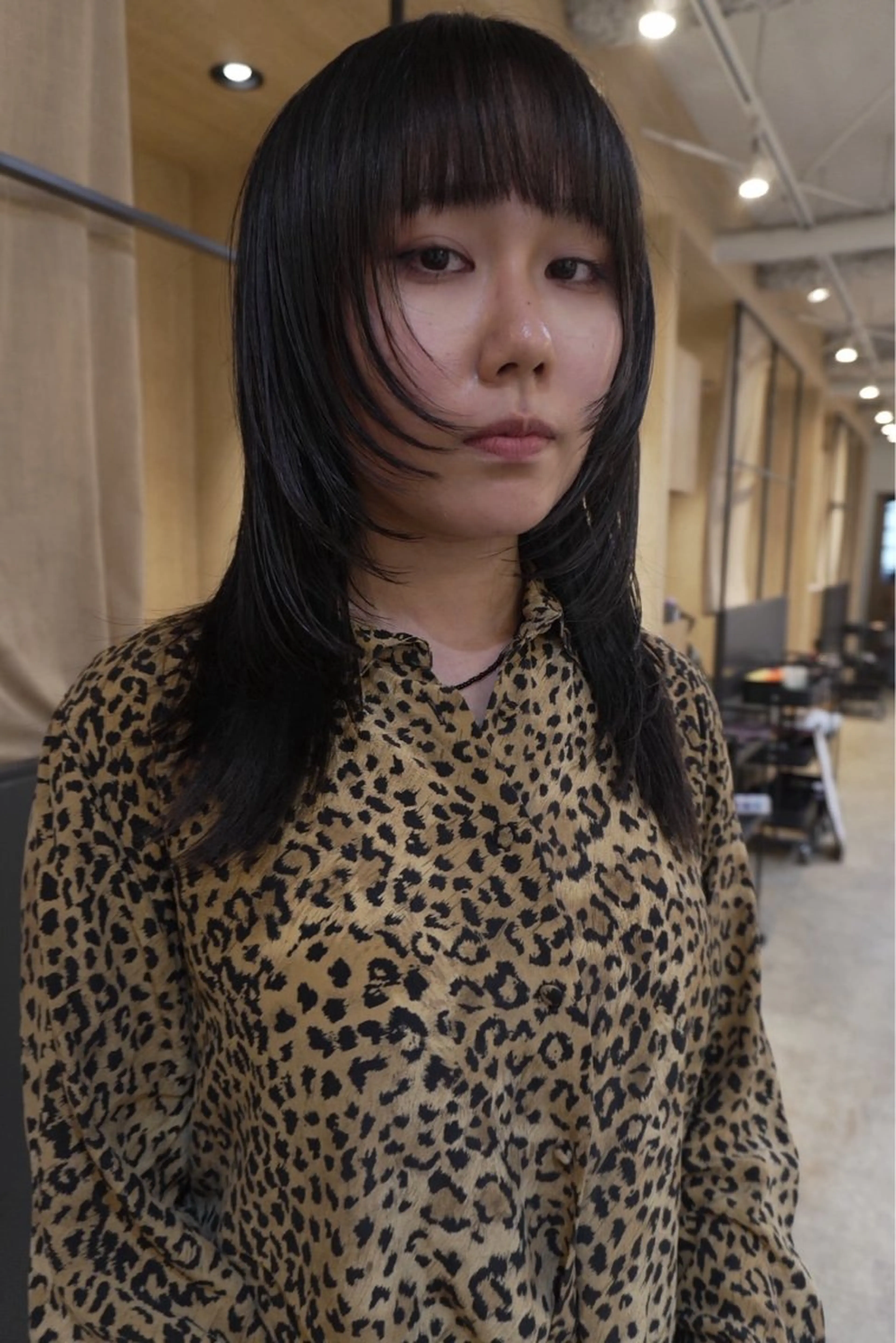 セミロング 内村 太陽のヘアスタイル