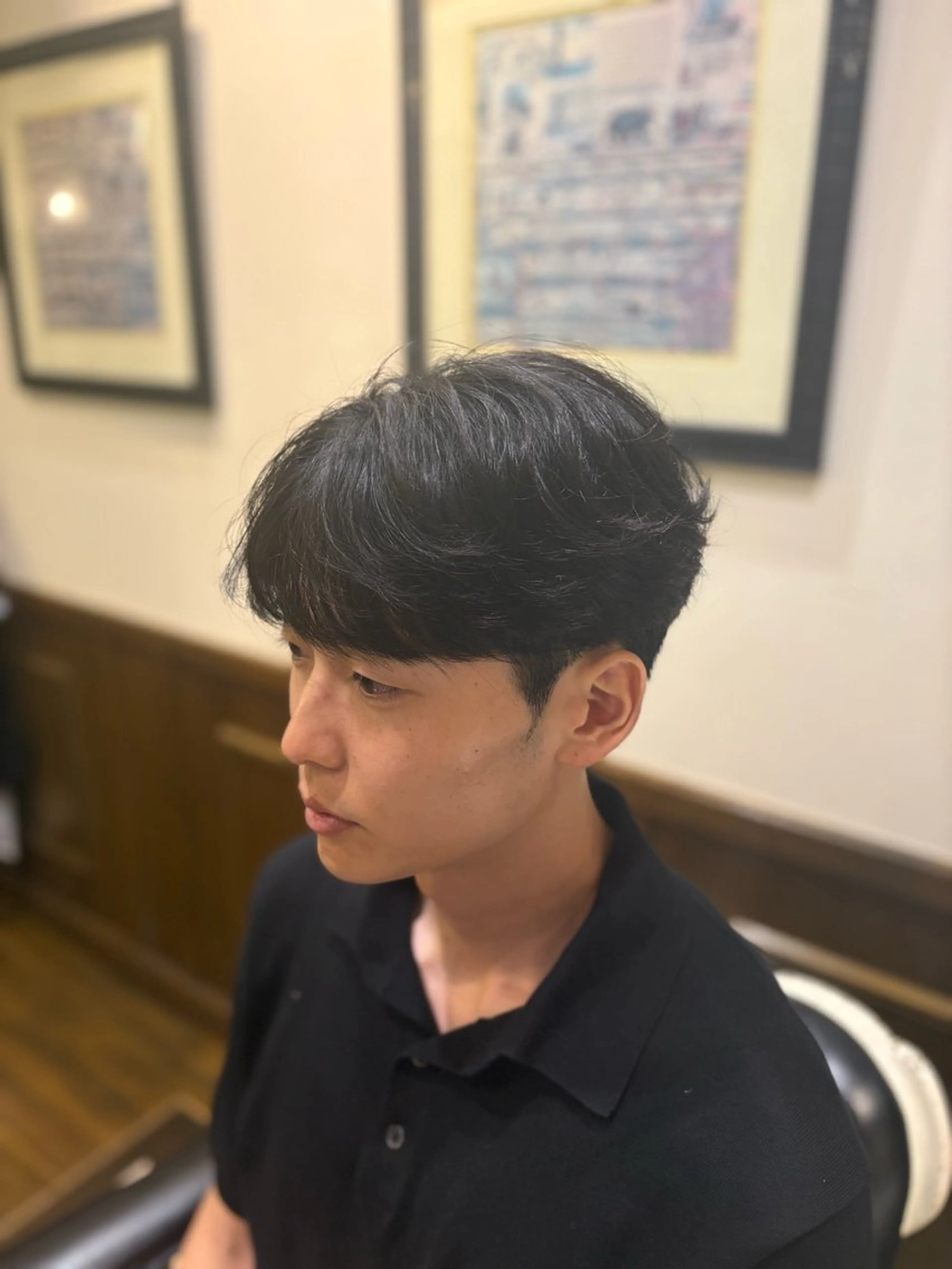ショート メンズ センターパート マッシュ ヒロ銀座神楽坂店所属・石原 ゆきののヘアスタイル