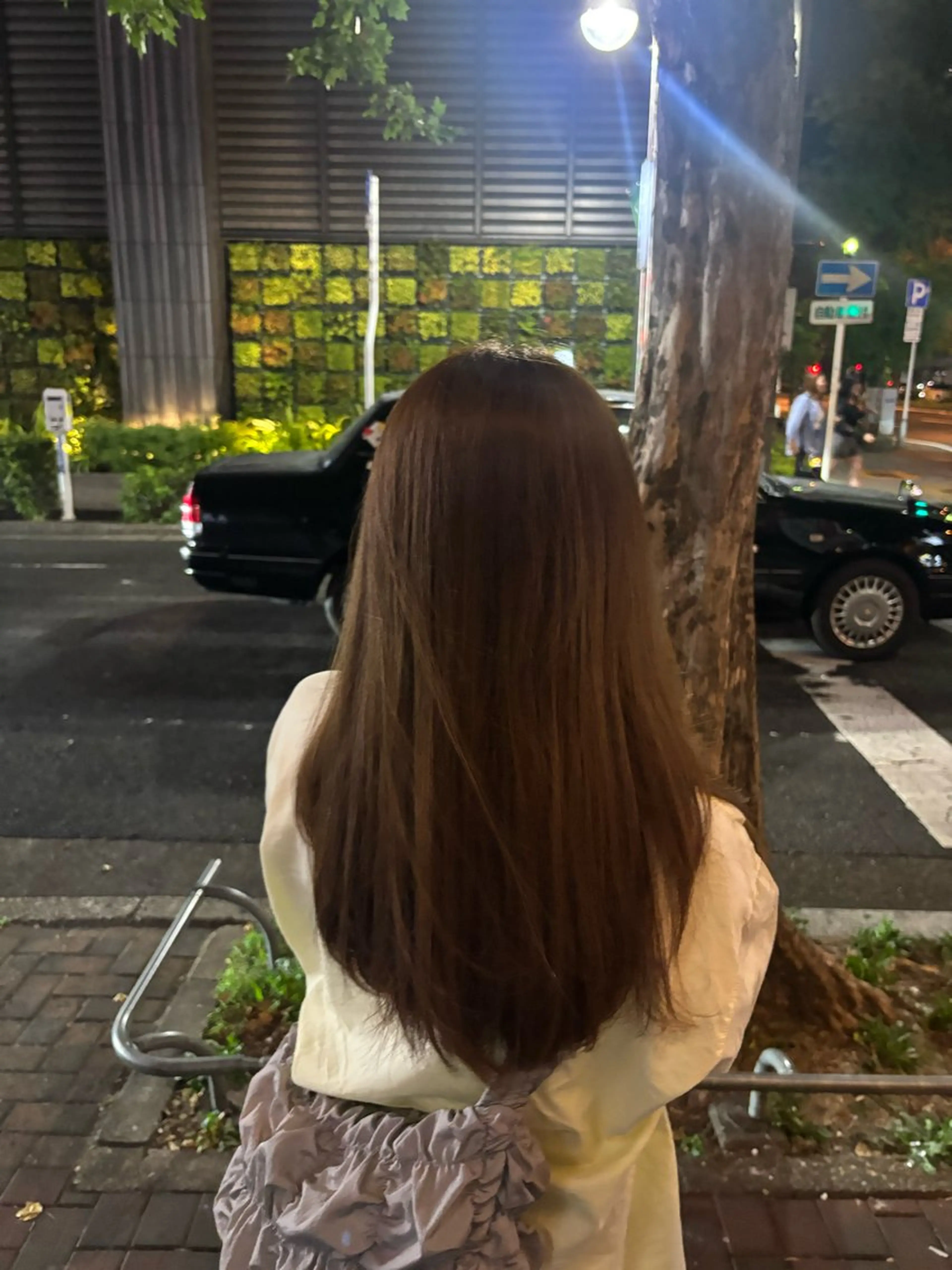 ロング トリートメント カット ヘアカラー トリートメント TinkerLip所属・レイヤーカット/暗髪 透明感カラーChieのヘアスタイル