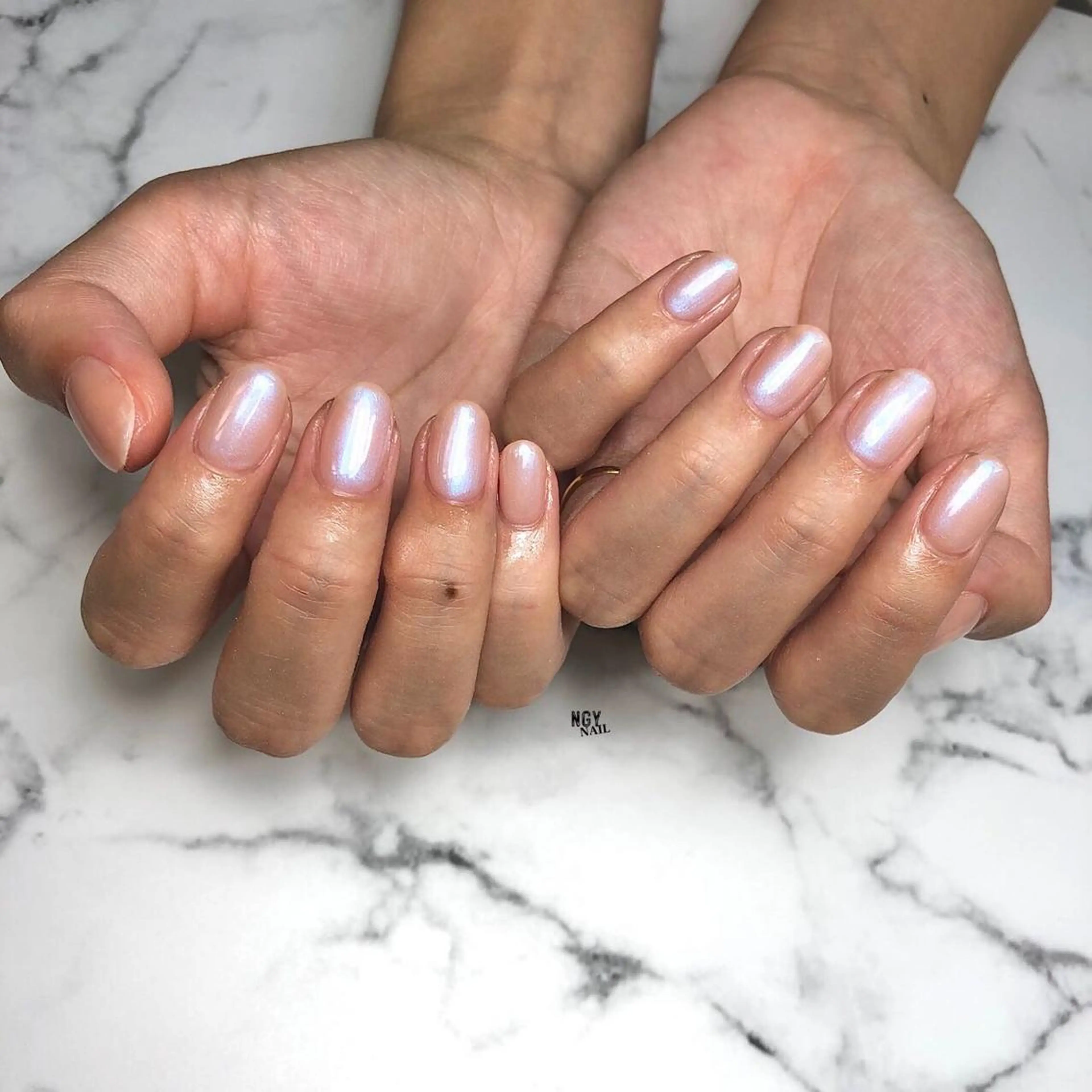 ネイル ジェルネイル 韓国ネイル ワンカラーネイル パラジェル ハンドネイル NAIL NOWのネイルデザイン